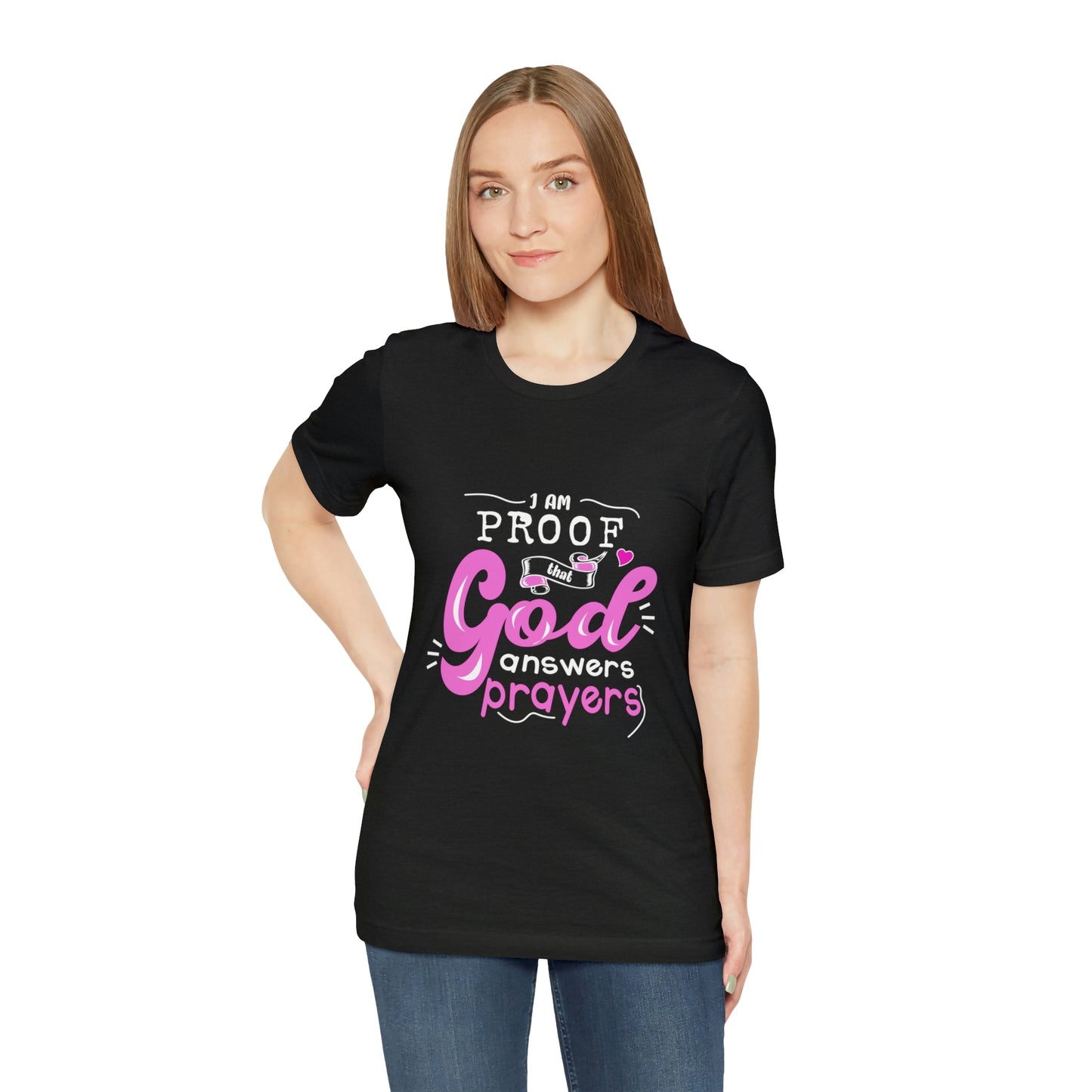 I AM PROOF Unisex Jersey Short Sleeve Tee