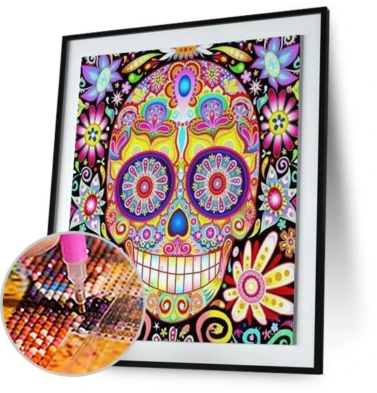 "The Jennifer Collection" Skull Candy DIY Beaded Painting