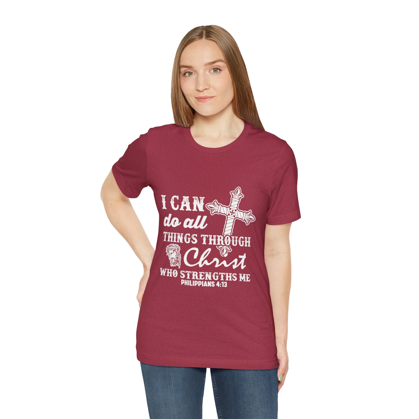 I CAN DO ALL THINGS Unisex Jersey Short Sleeve Tee