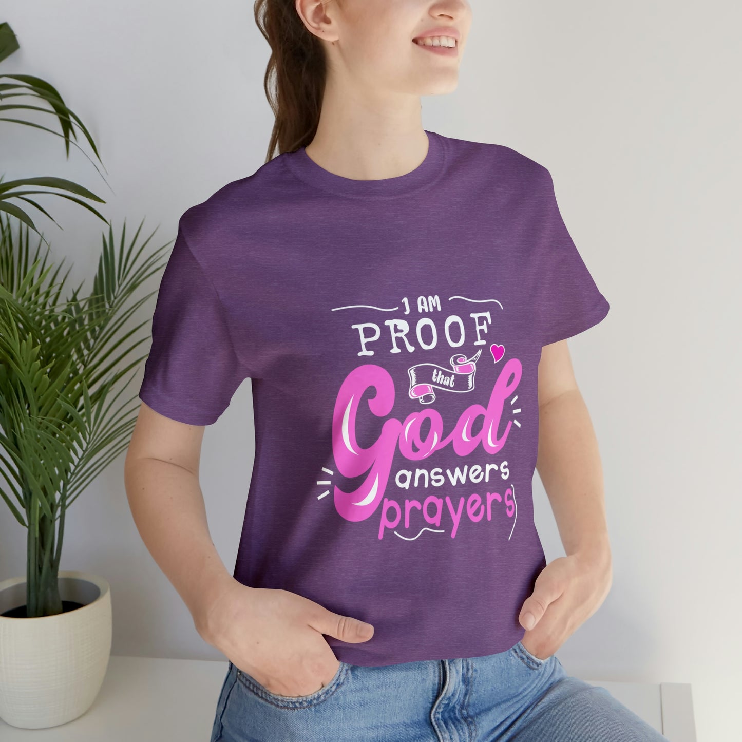 I AM PROOF Unisex Jersey Short Sleeve Tee