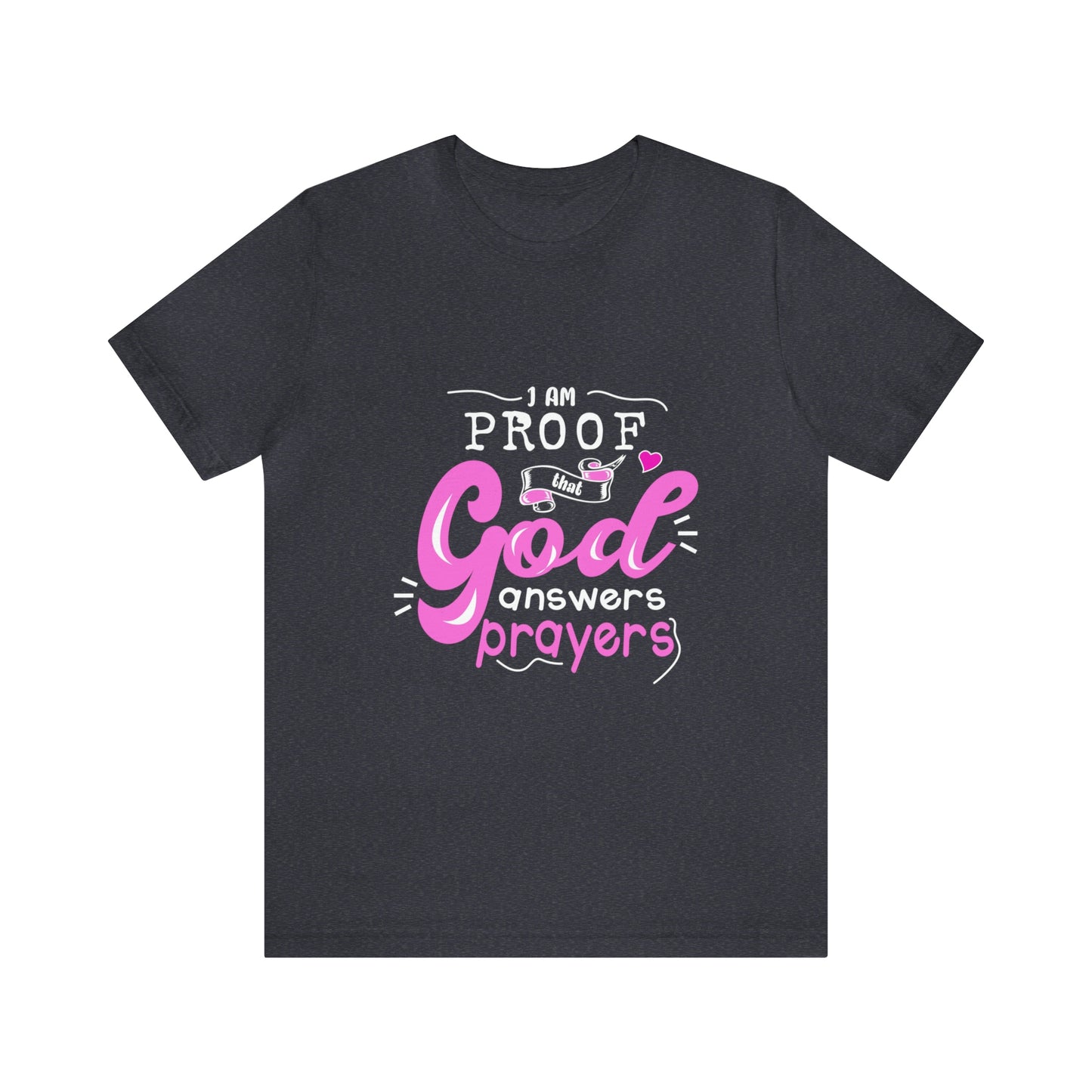 I AM PROOF Unisex Jersey Short Sleeve Tee