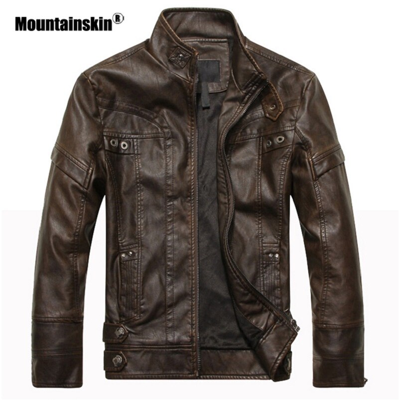Mountainskin Men's Leather Jacket