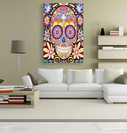 "The Jennifer Collection" Skull Candy DIY Beaded Painting
