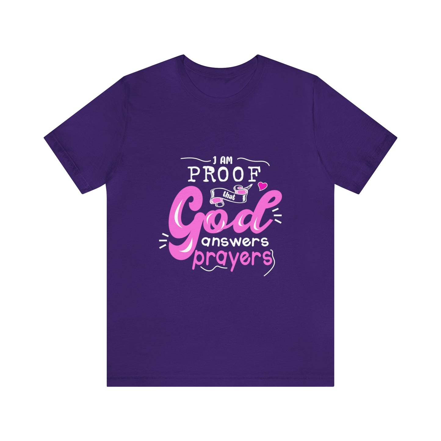 I AM PROOF Unisex Jersey Short Sleeve Tee