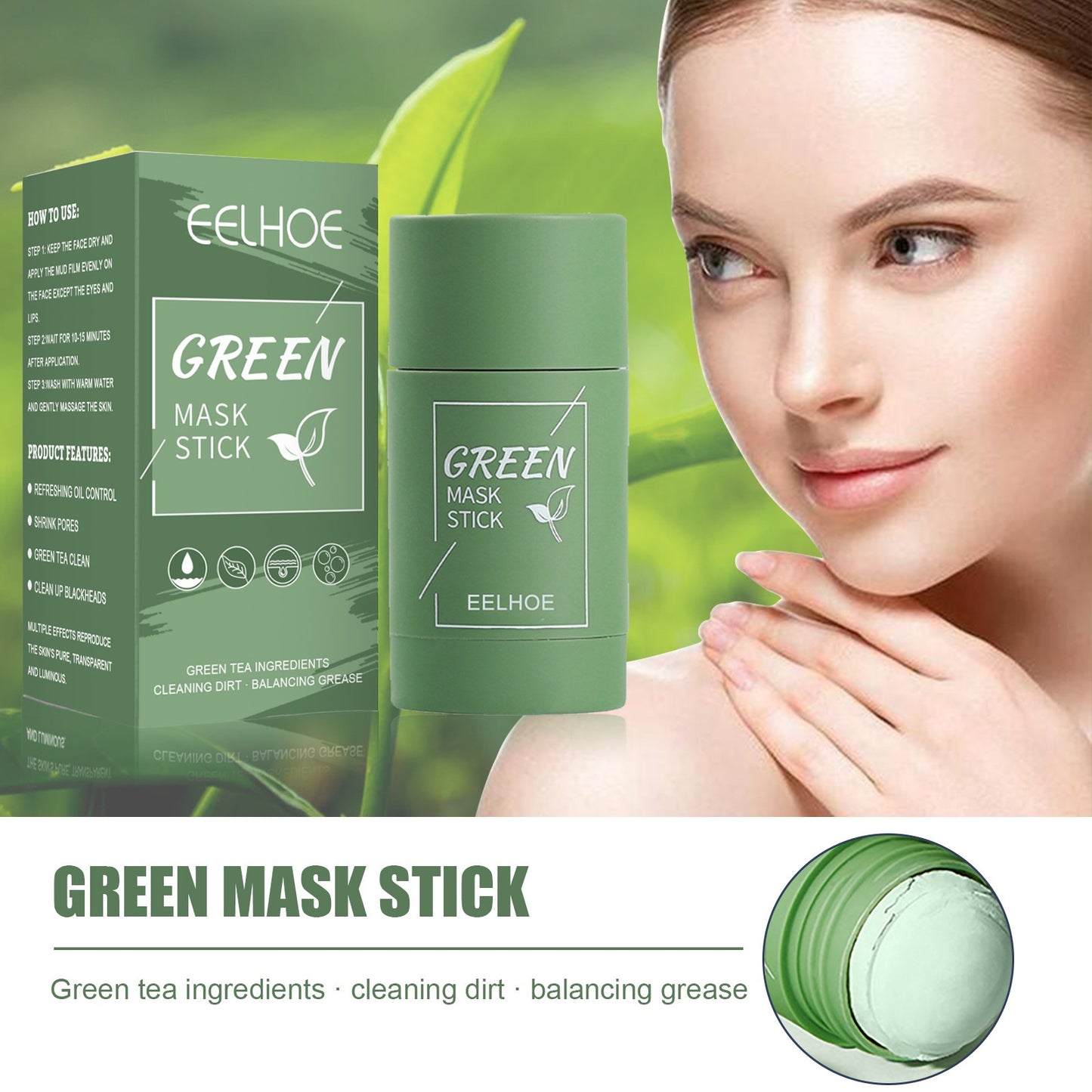 EELHOE Green Tea Deep Cleansing And Hydrating Mask
