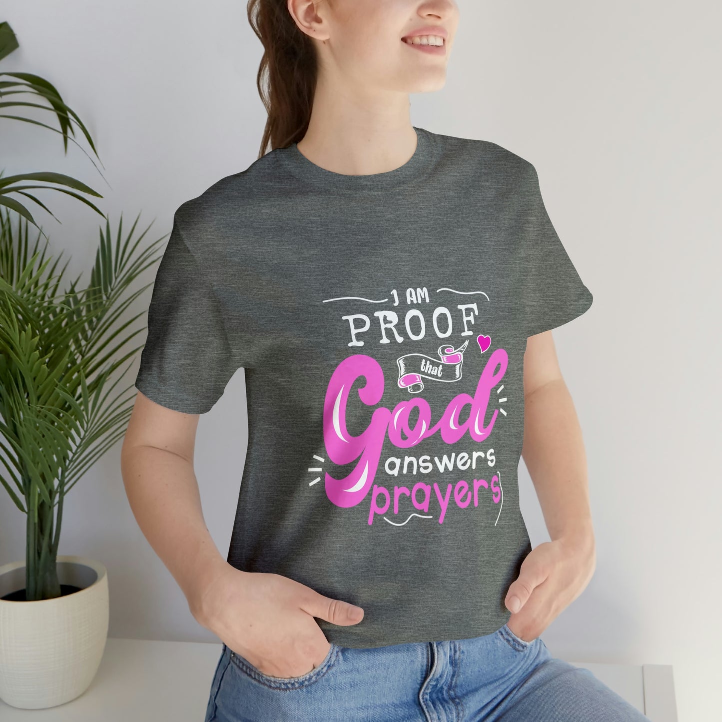 I AM PROOF Unisex Jersey Short Sleeve Tee