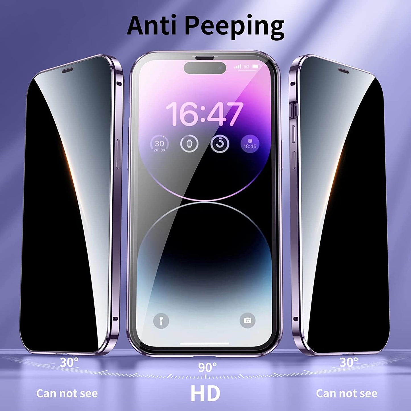 iPhone 14 plus (6.7") Anti Peeping Case