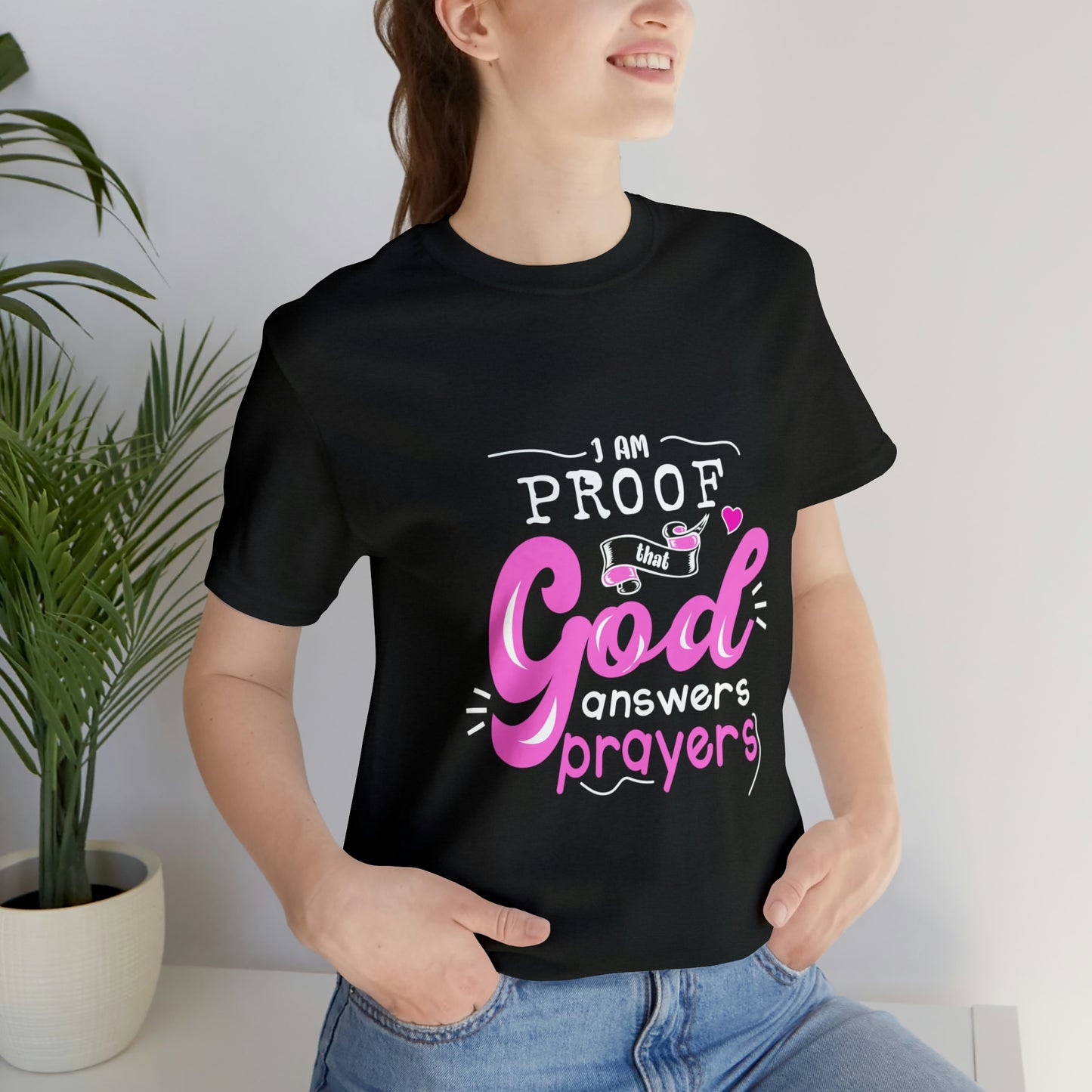 I AM PROOF Unisex Jersey Short Sleeve Tee