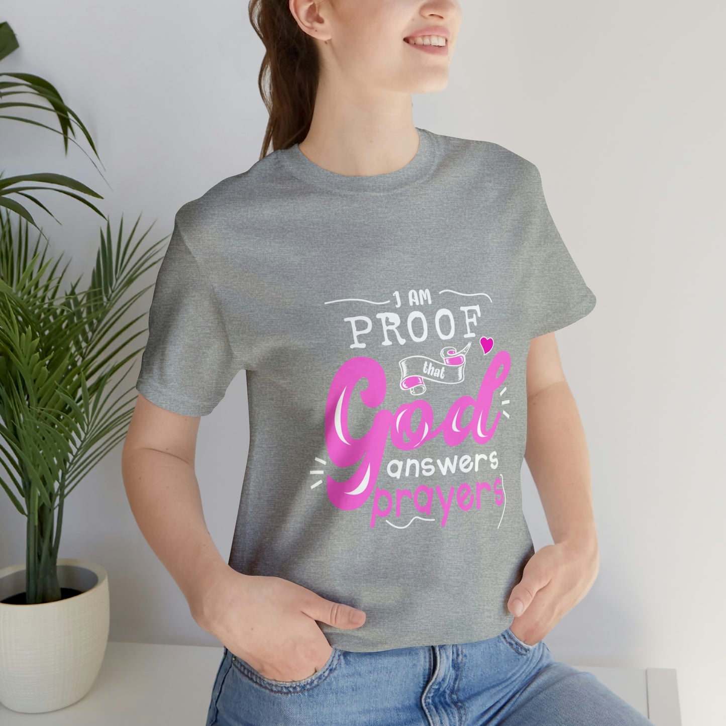 I AM PROOF Unisex Jersey Short Sleeve Tee