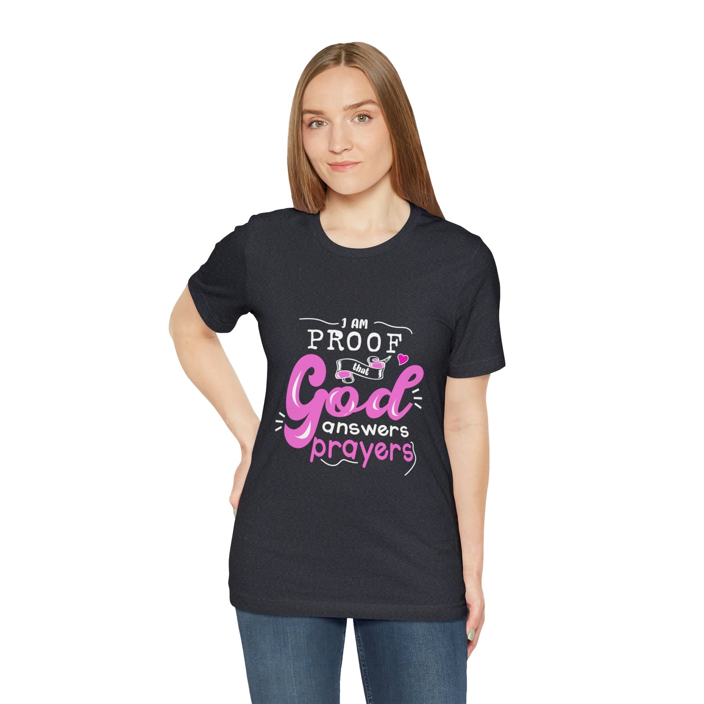 I AM PROOF Unisex Jersey Short Sleeve Tee