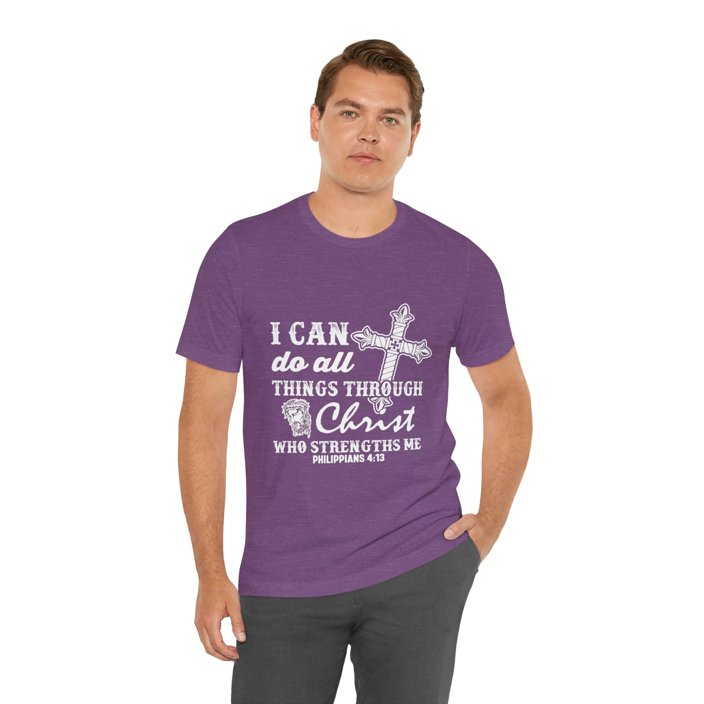 I CAN DO ALL THINGS Unisex Jersey Short Sleeve Tee