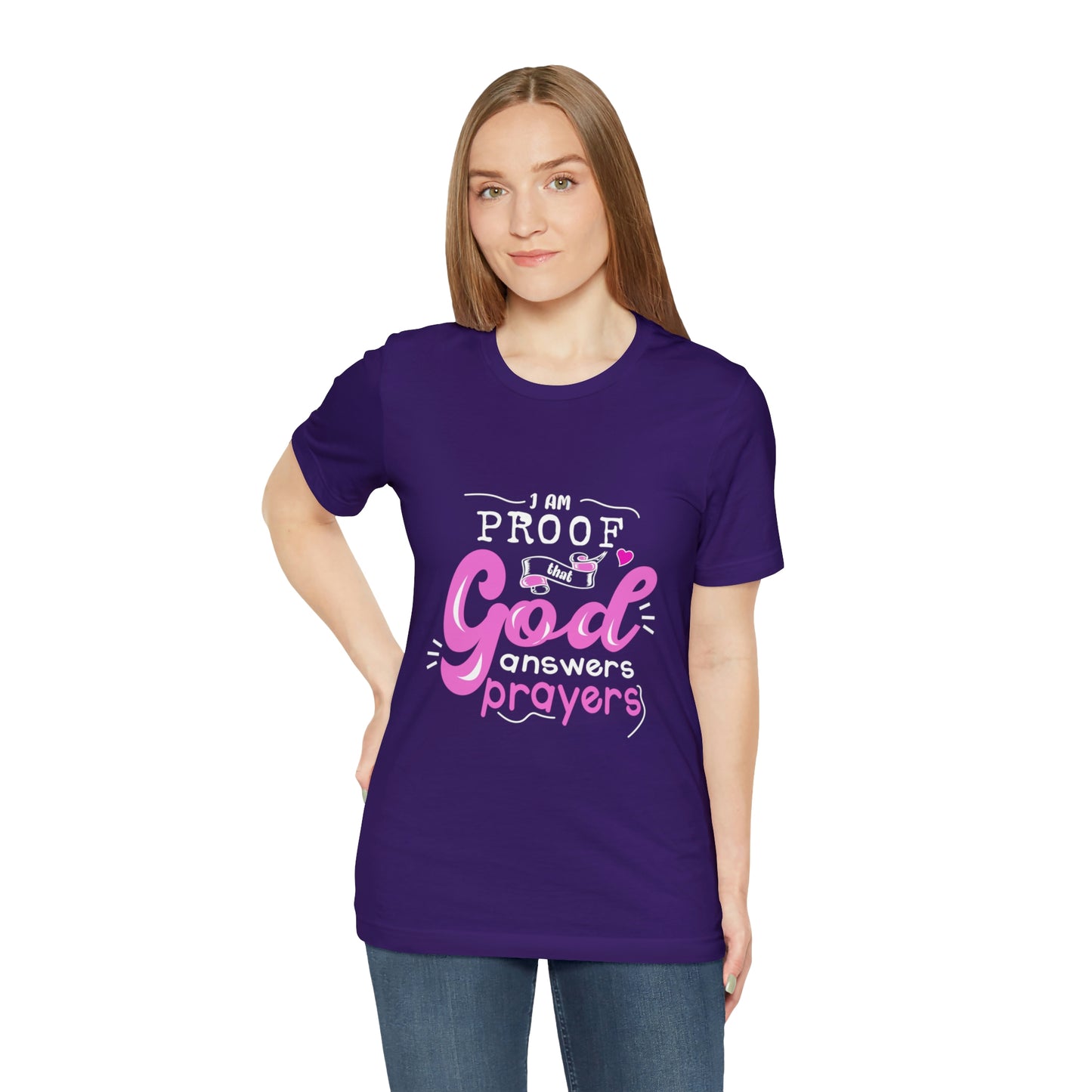 I AM PROOF Unisex Jersey Short Sleeve Tee