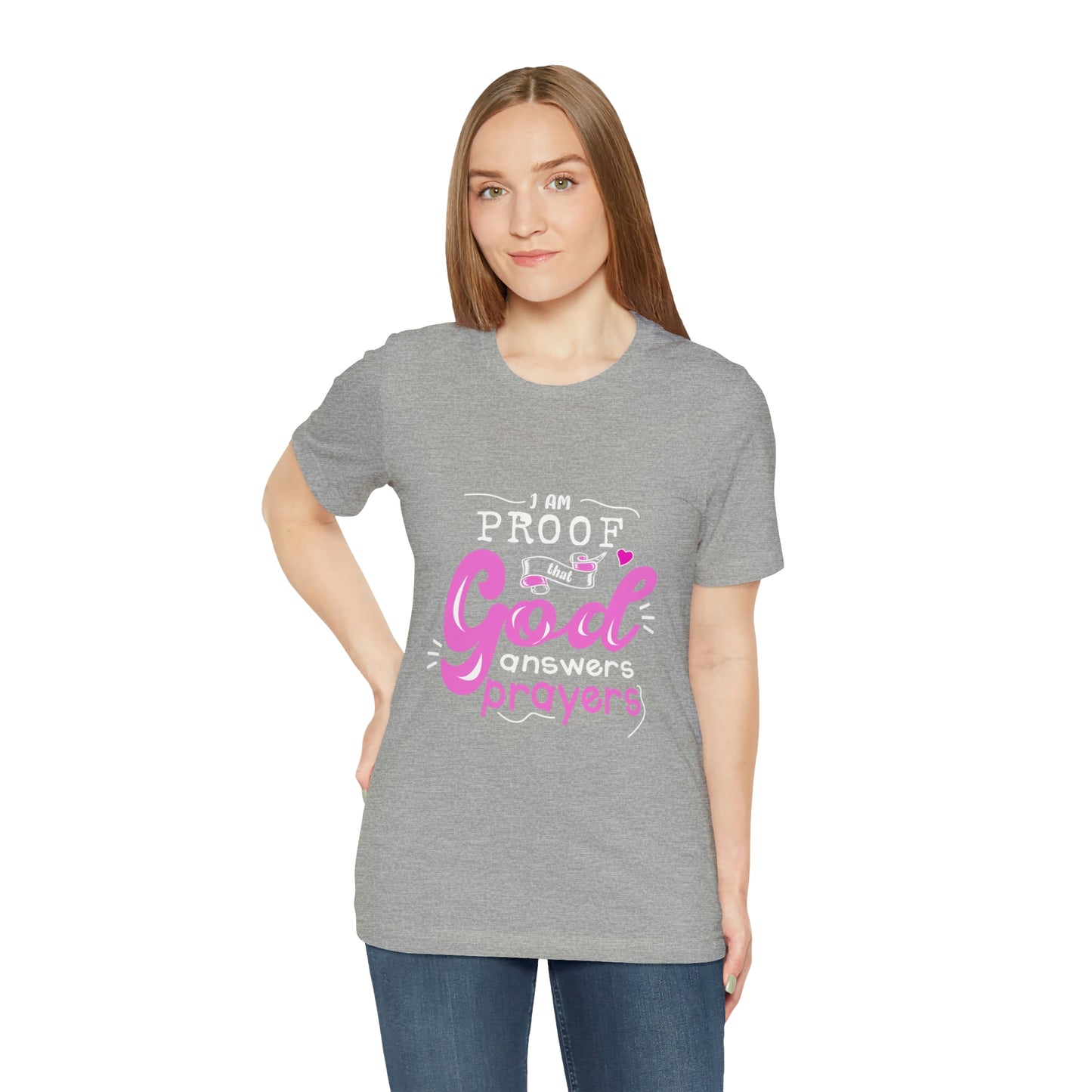 I AM PROOF Unisex Jersey Short Sleeve Tee