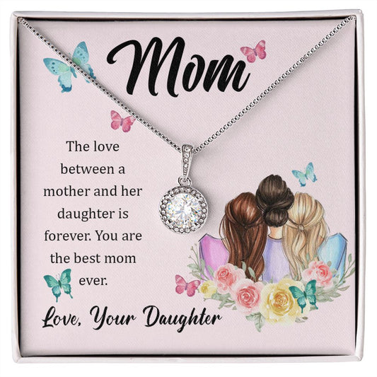 To Mom from Daughter Eternal Hope Necklace