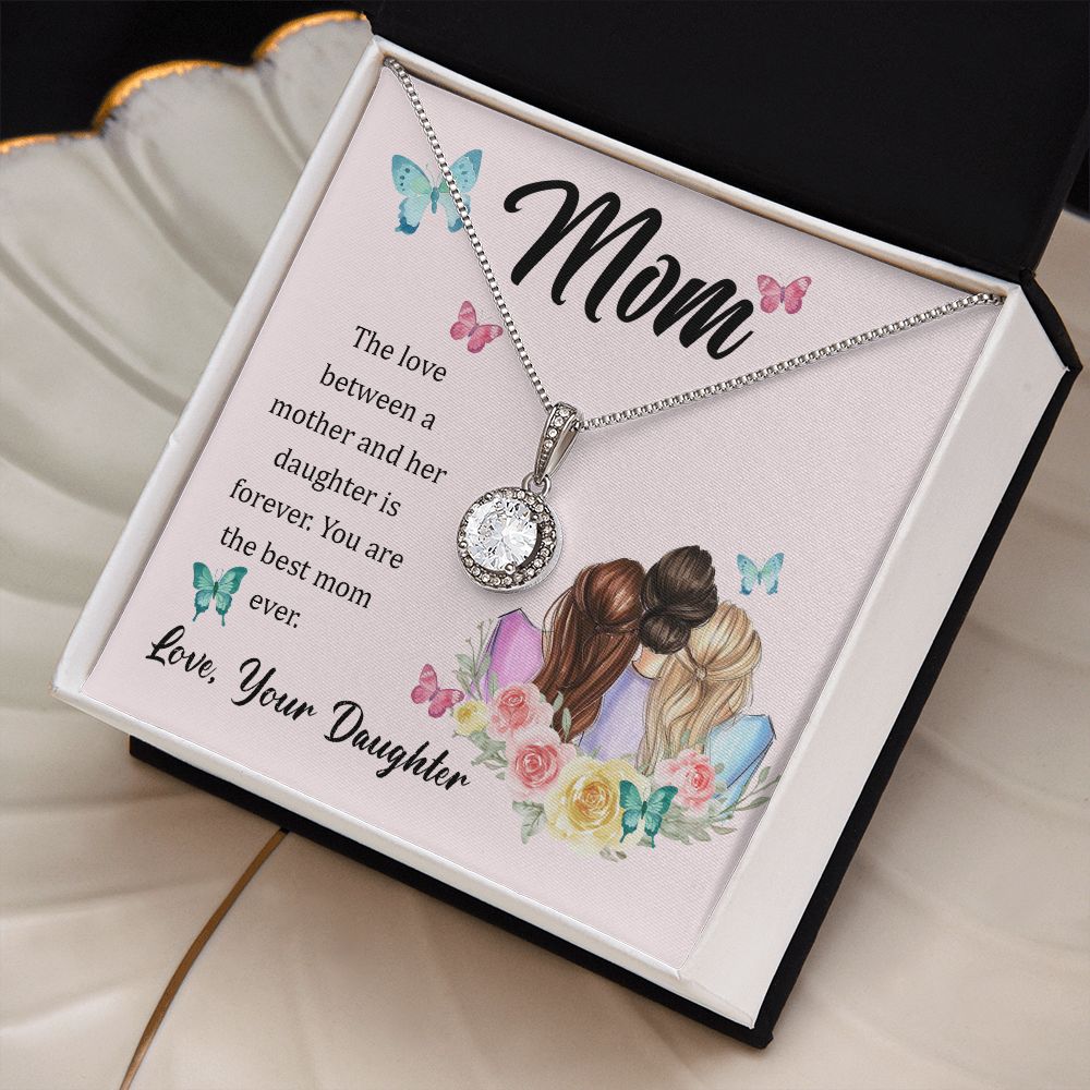 To Mom from Daughter Eternal Hope Necklace