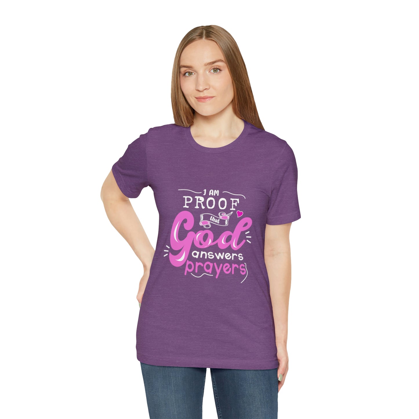 I AM PROOF Unisex Jersey Short Sleeve Tee