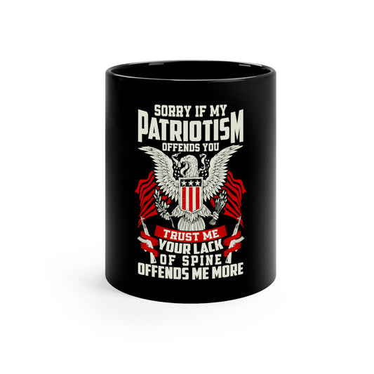 PATRIOTISM 11oz Black Mug