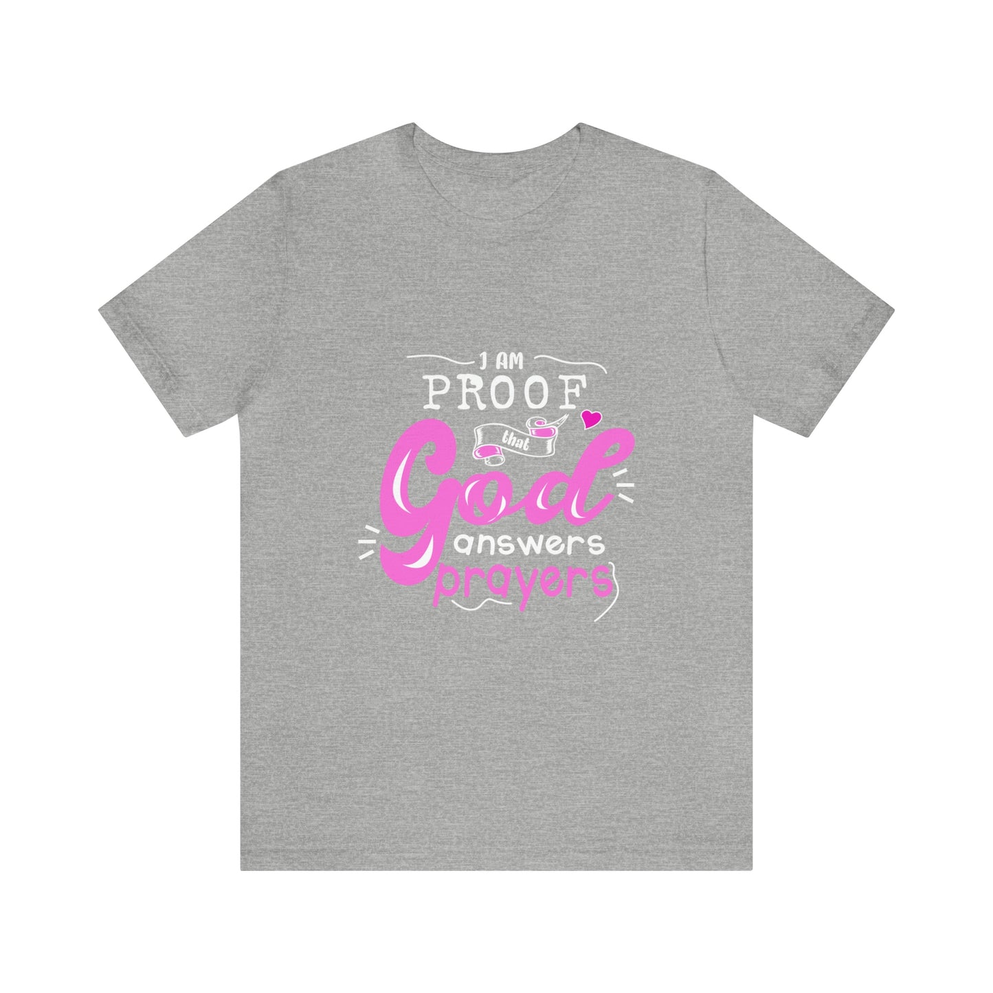 I AM PROOF Unisex Jersey Short Sleeve Tee