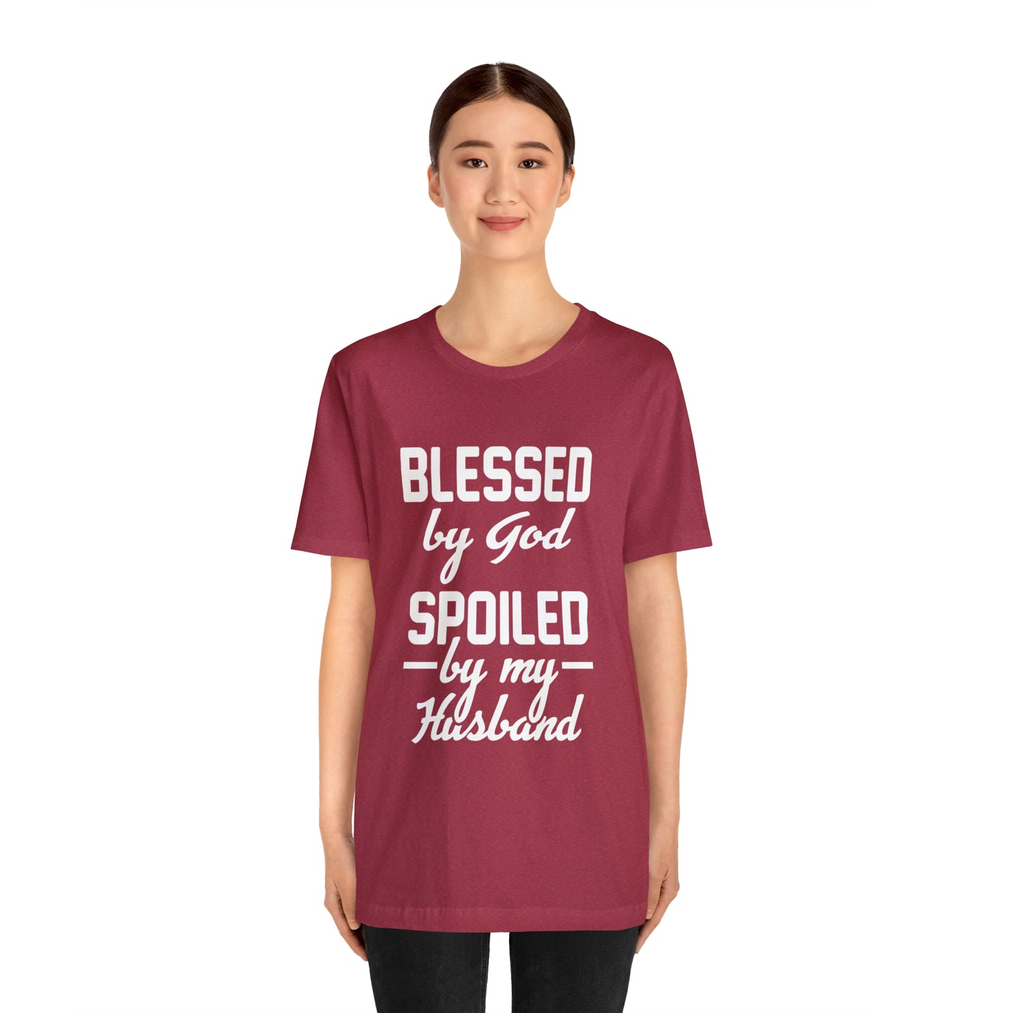 BLESSED & SPOILED Unisex Jersey Short Sleeve Tee