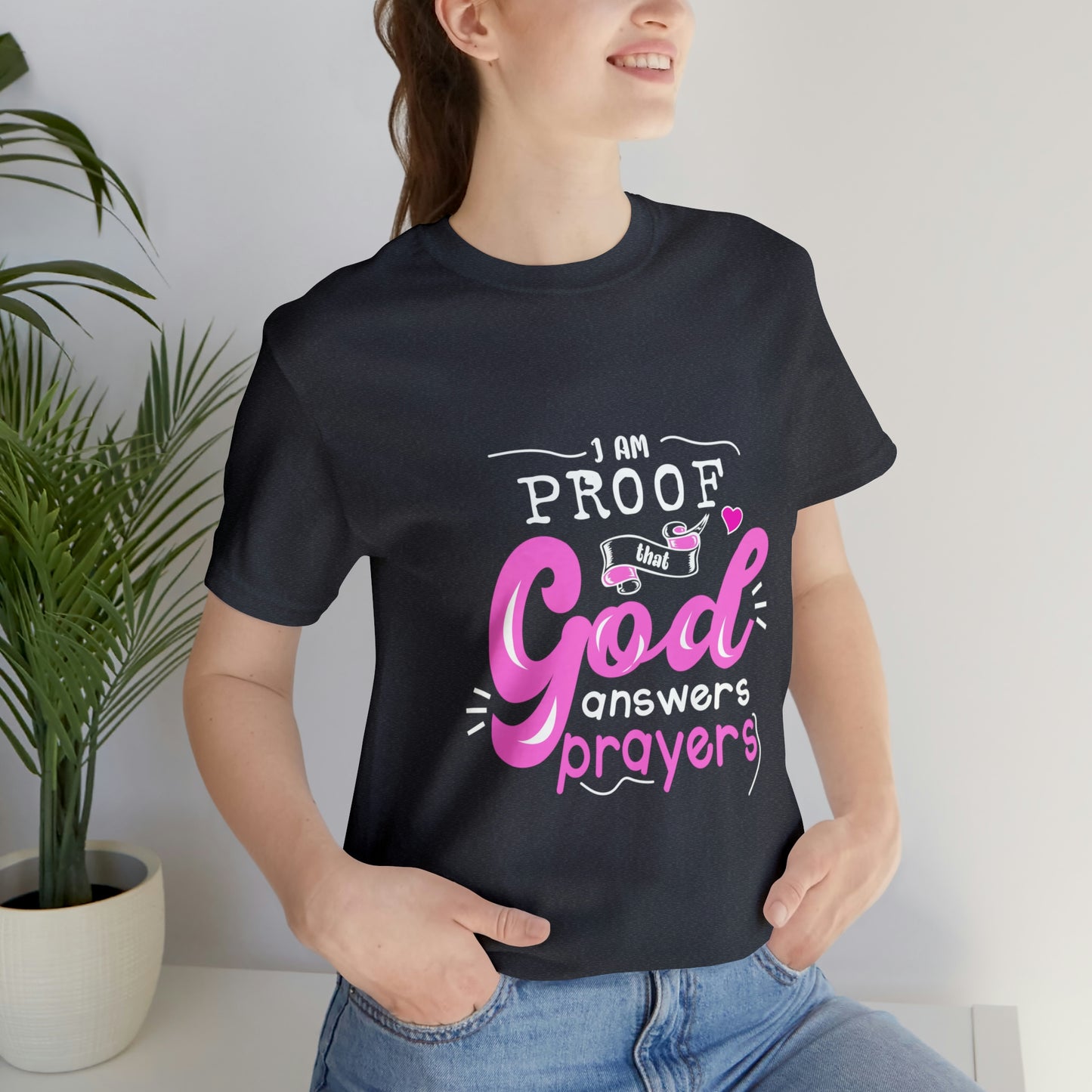 I AM PROOF Unisex Jersey Short Sleeve Tee
