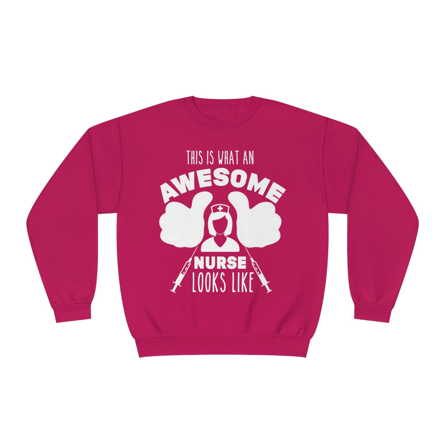 AWESOME NURSE Unisex NuBlend® Crewneck Sweatshirt