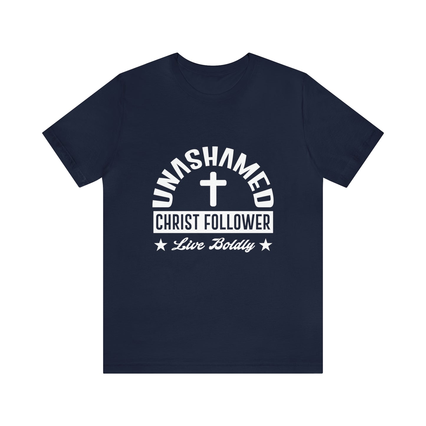 UNASHAMED FOLLOWER Unisex Jersey Short Sleeve Tee