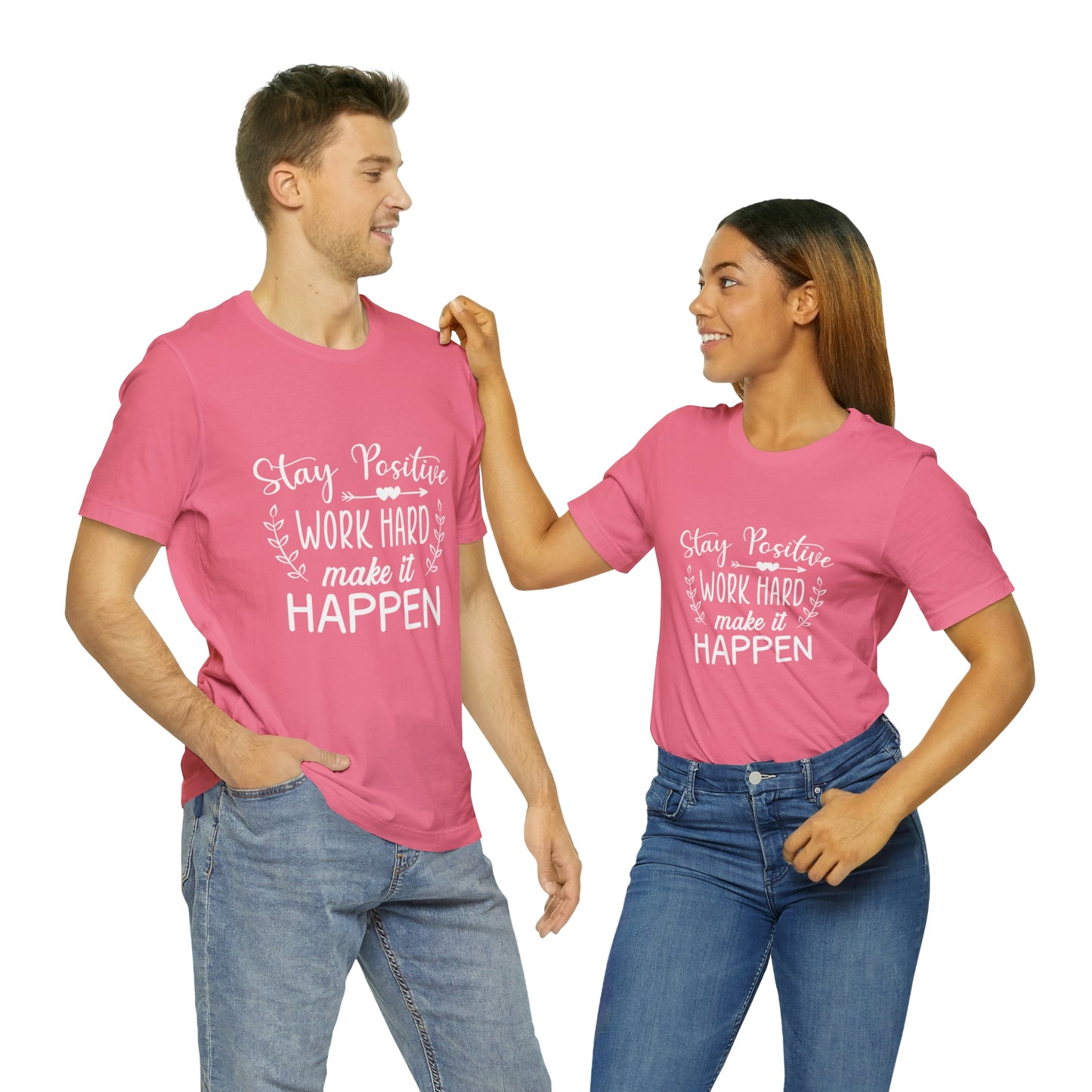 MAKE IT HAPPEN Unisex Jersey Short Sleeve Tee