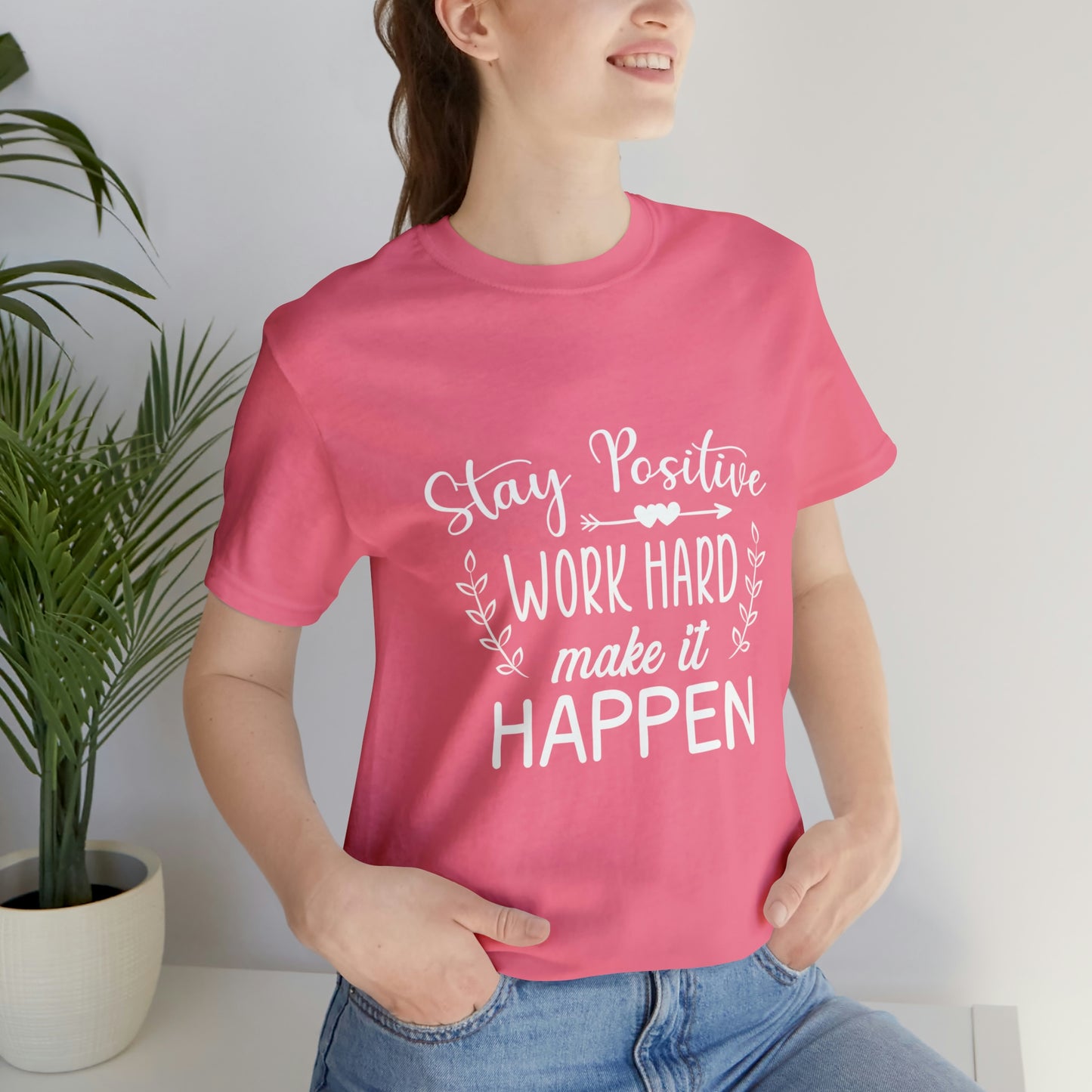 MAKE IT HAPPEN Unisex Jersey Short Sleeve Tee