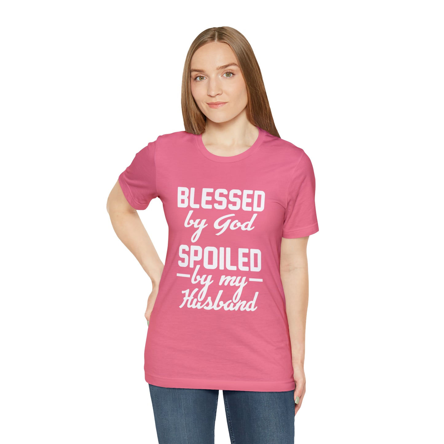 BLESSED & SPOILED Unisex Jersey Short Sleeve Tee