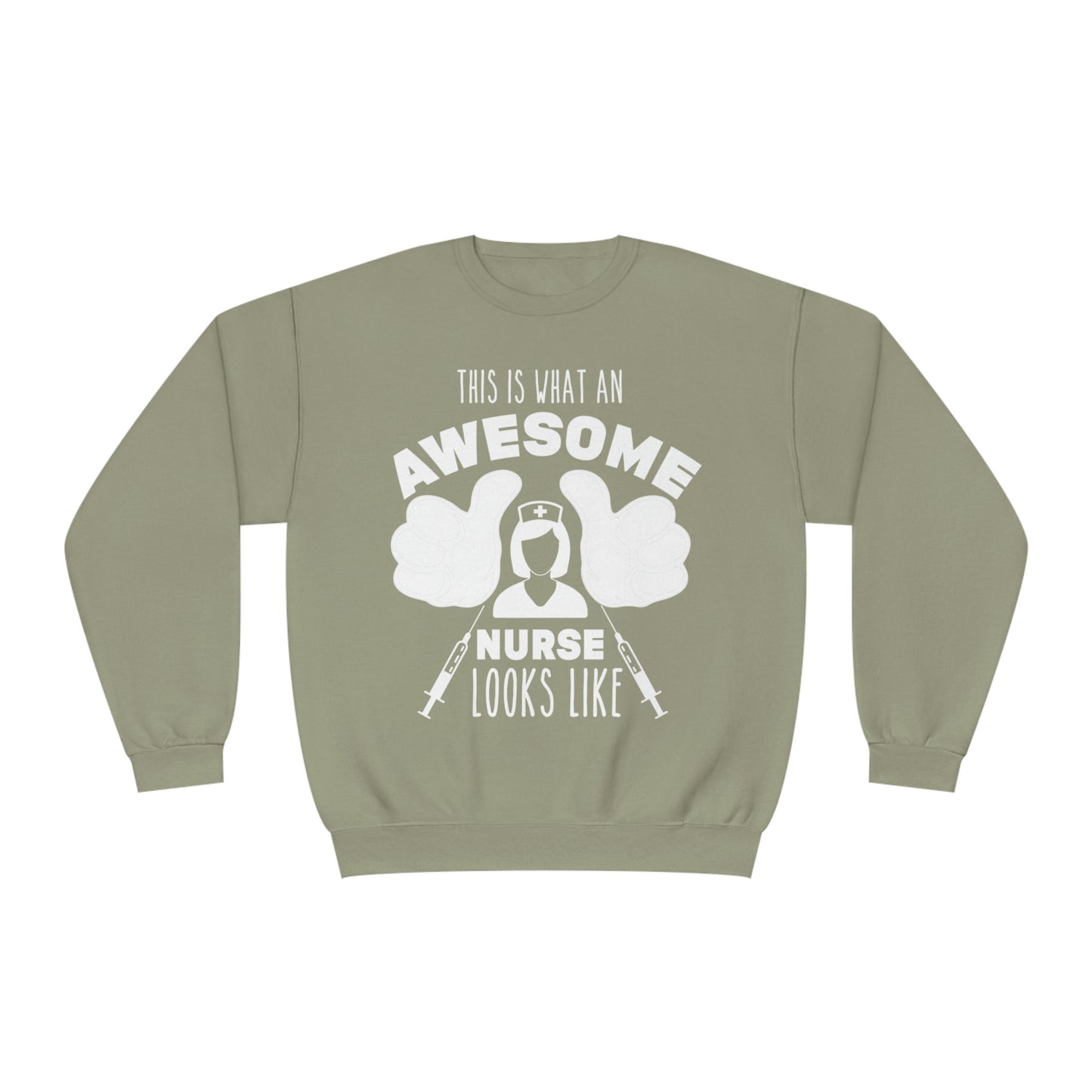 AWESOME NURSE Unisex NuBlend® Crewneck Sweatshirt