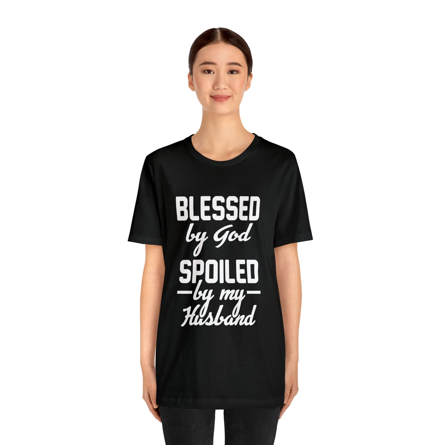 BLESSED & SPOILED Unisex Jersey Short Sleeve Tee