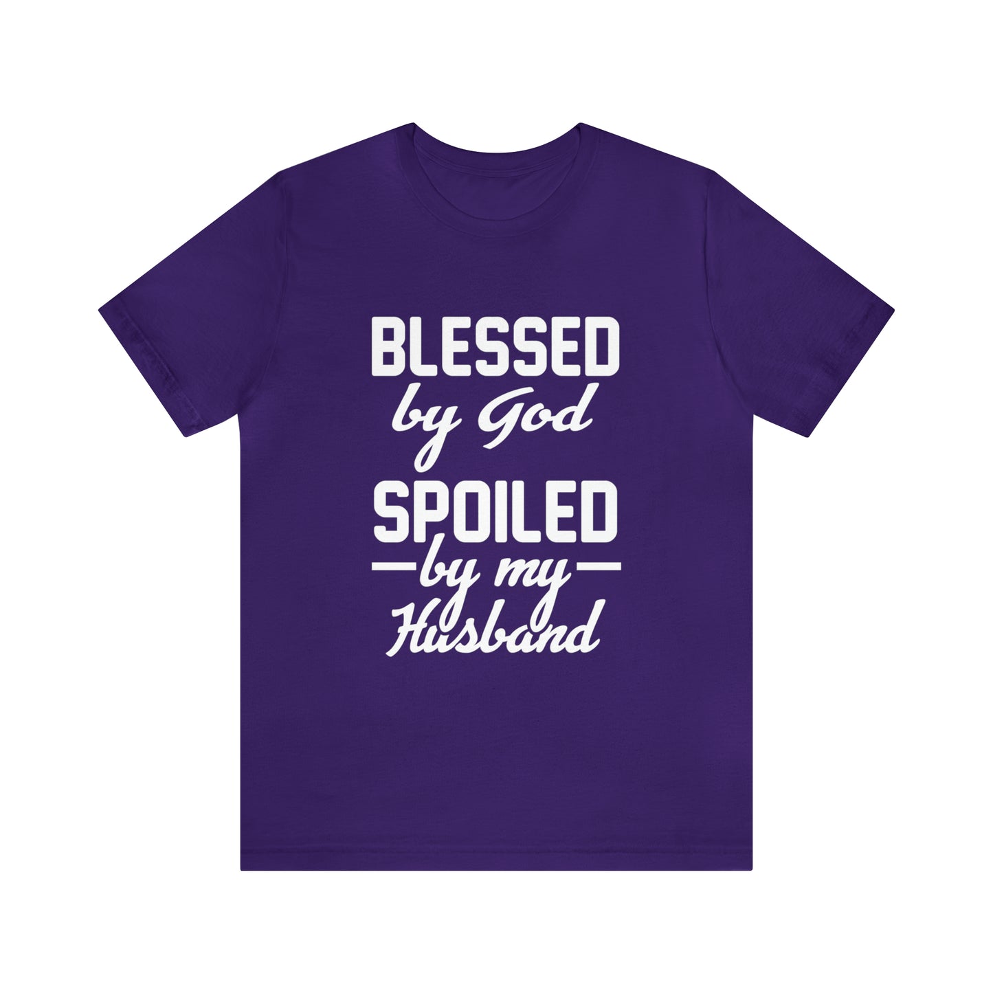 BLESSED & SPOILED Unisex Jersey Short Sleeve Tee