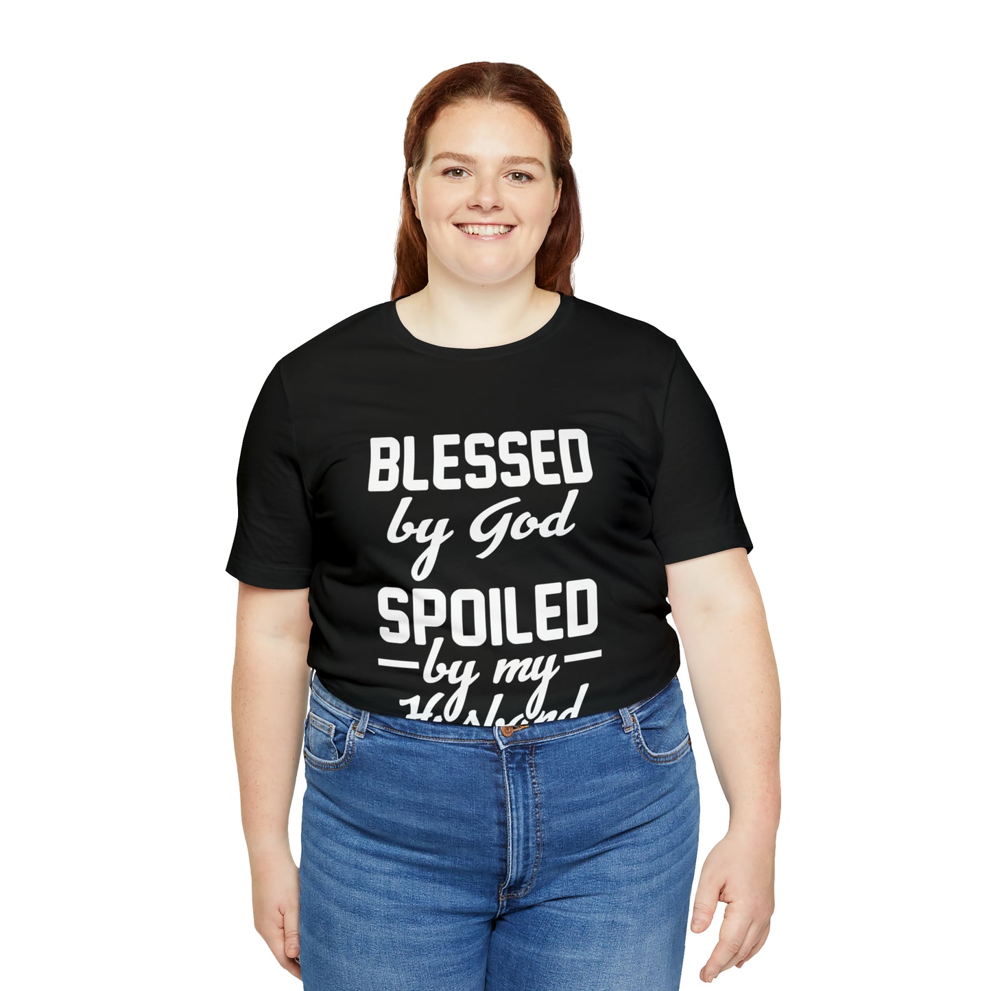 BLESSED & SPOILED Unisex Jersey Short Sleeve Tee