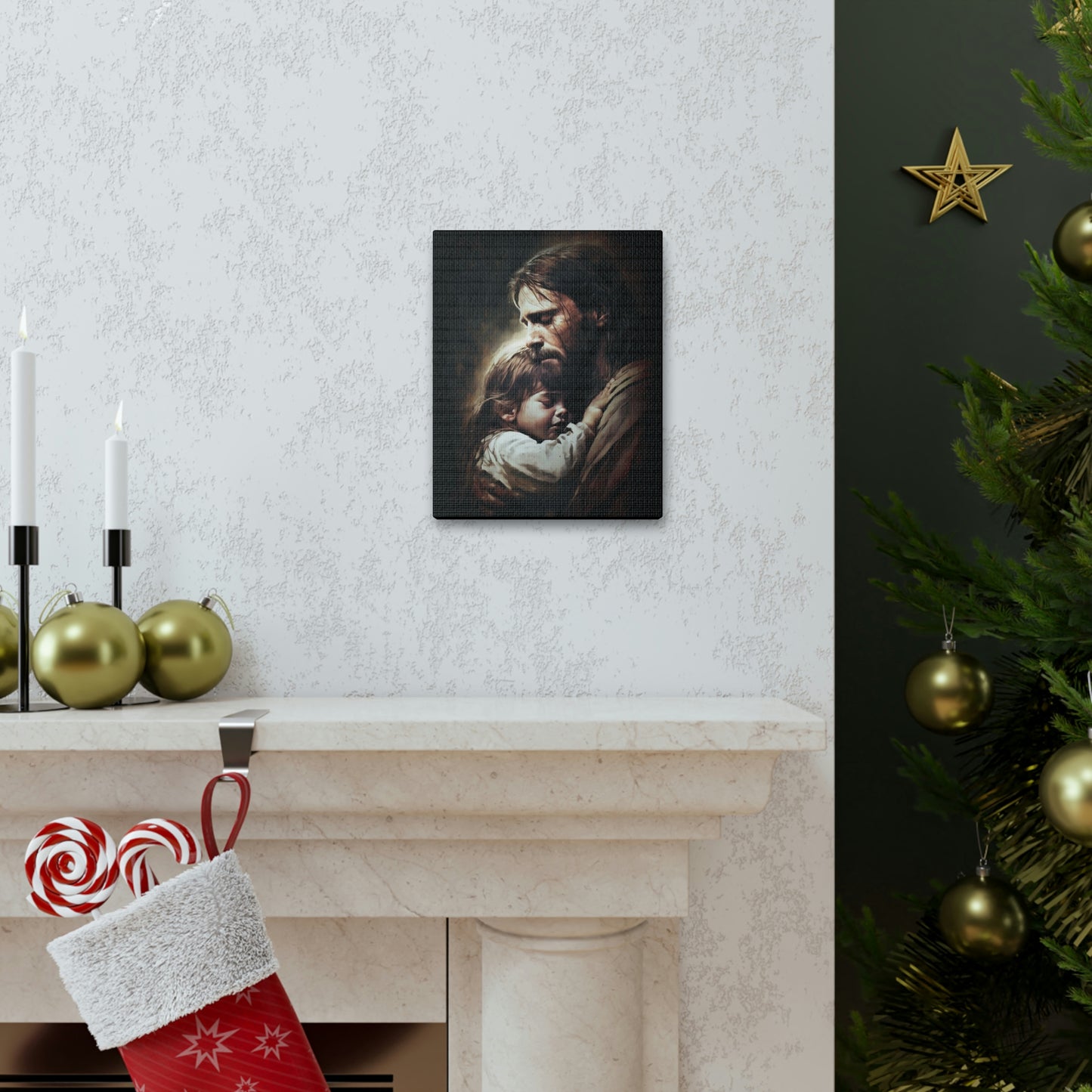 JESUS AND CHILD Canvas Gallery Wraps