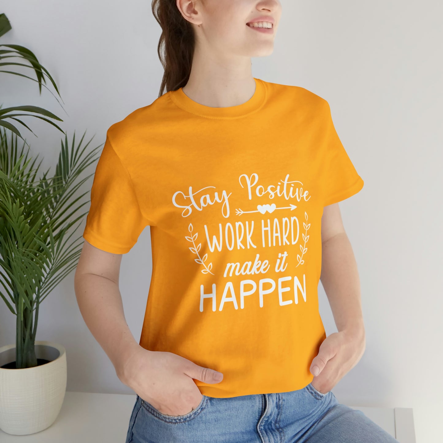 MAKE IT HAPPEN Unisex Jersey Short Sleeve Tee