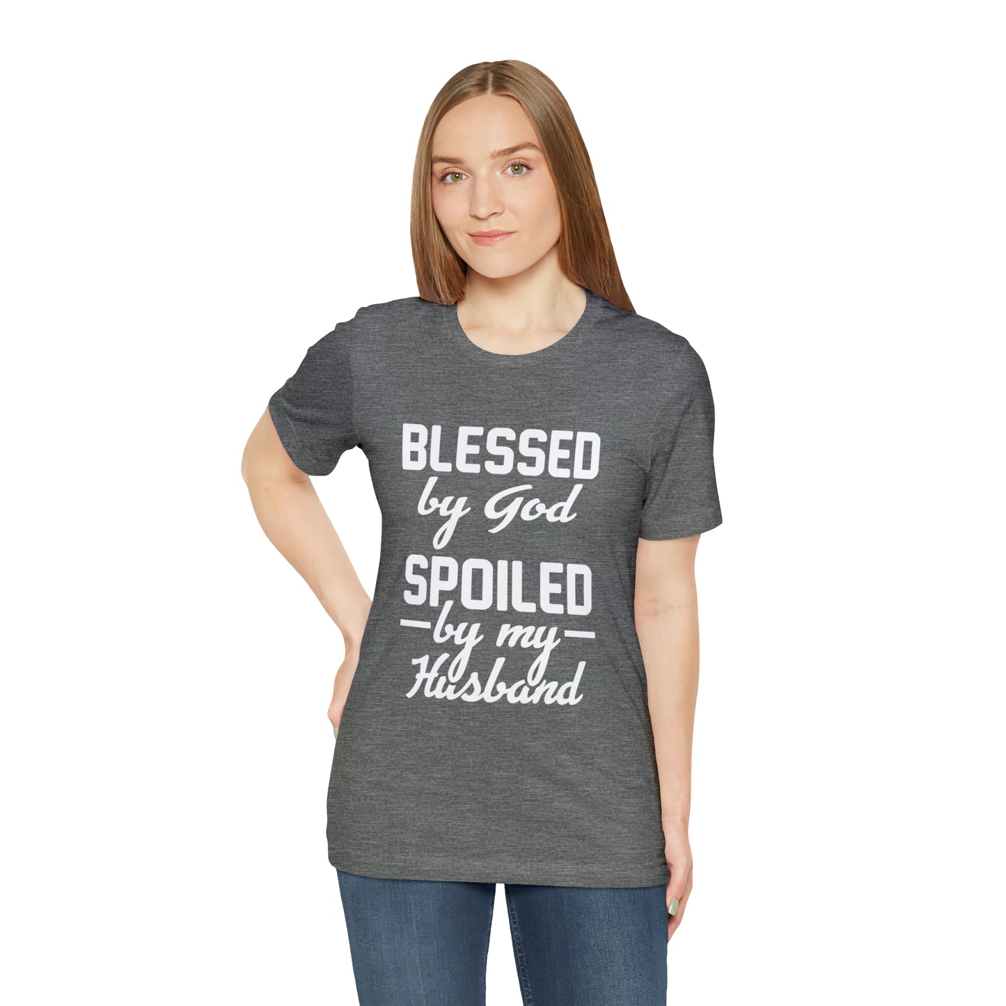 BLESSED & SPOILED Unisex Jersey Short Sleeve Tee