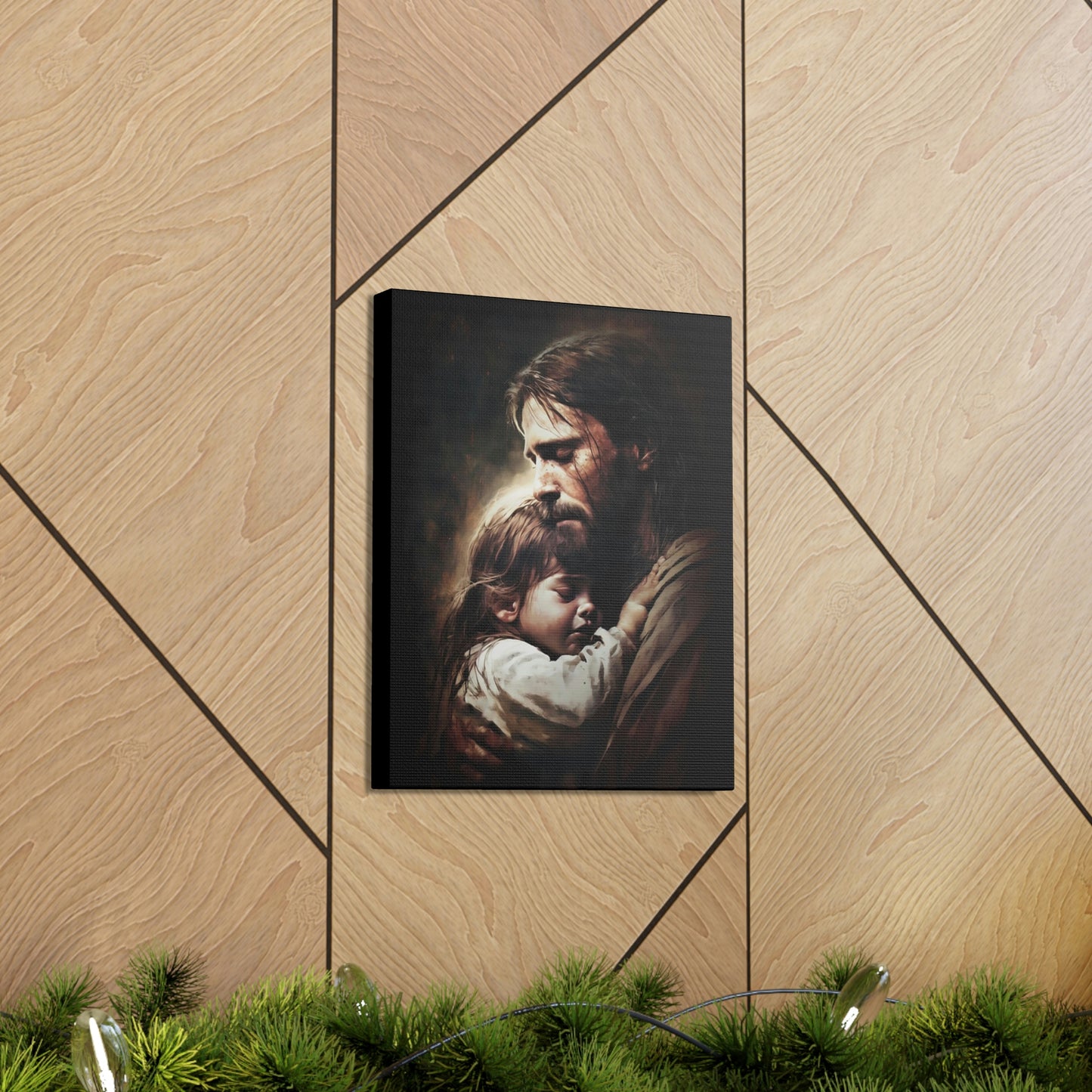 JESUS AND CHILD Canvas Gallery Wraps