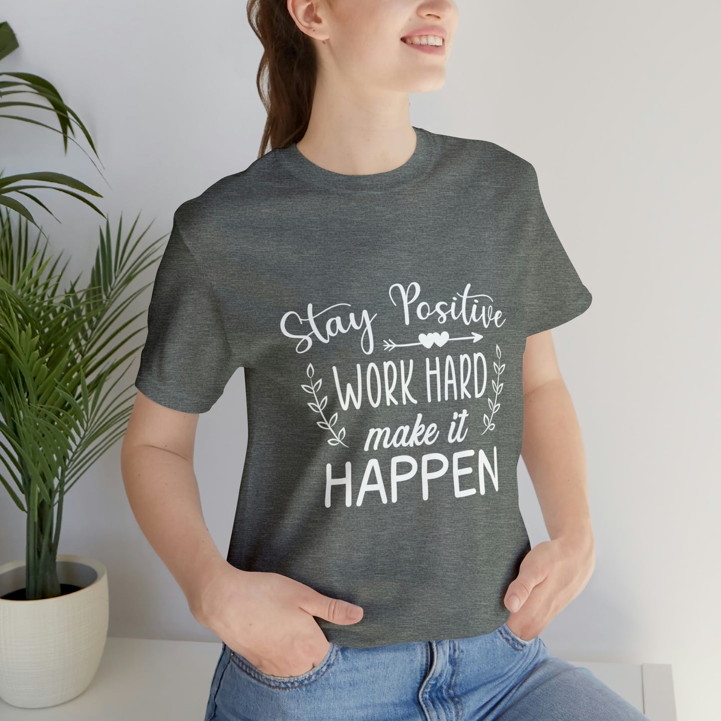 MAKE IT HAPPEN Unisex Jersey Short Sleeve Tee