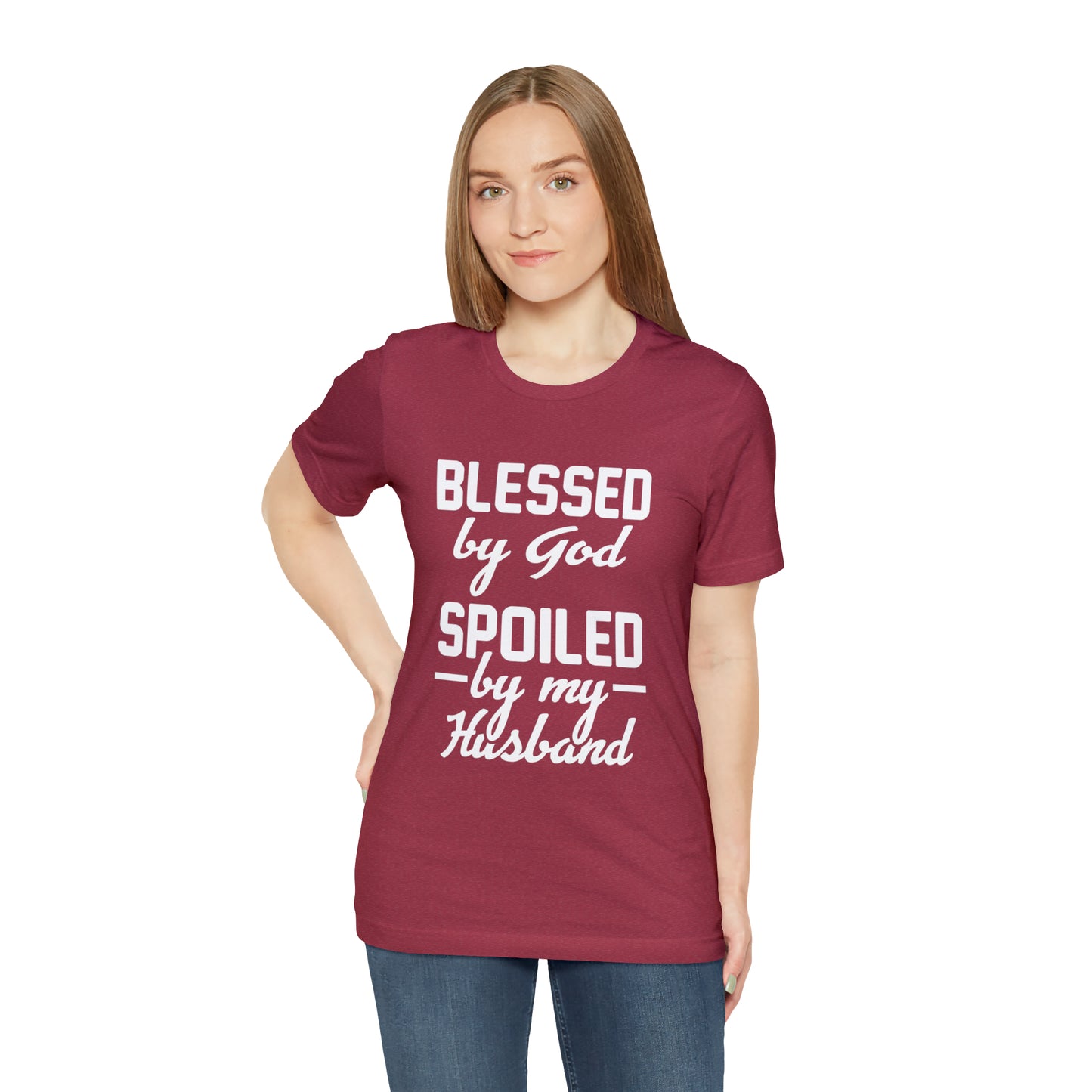 BLESSED & SPOILED Unisex Jersey Short Sleeve Tee