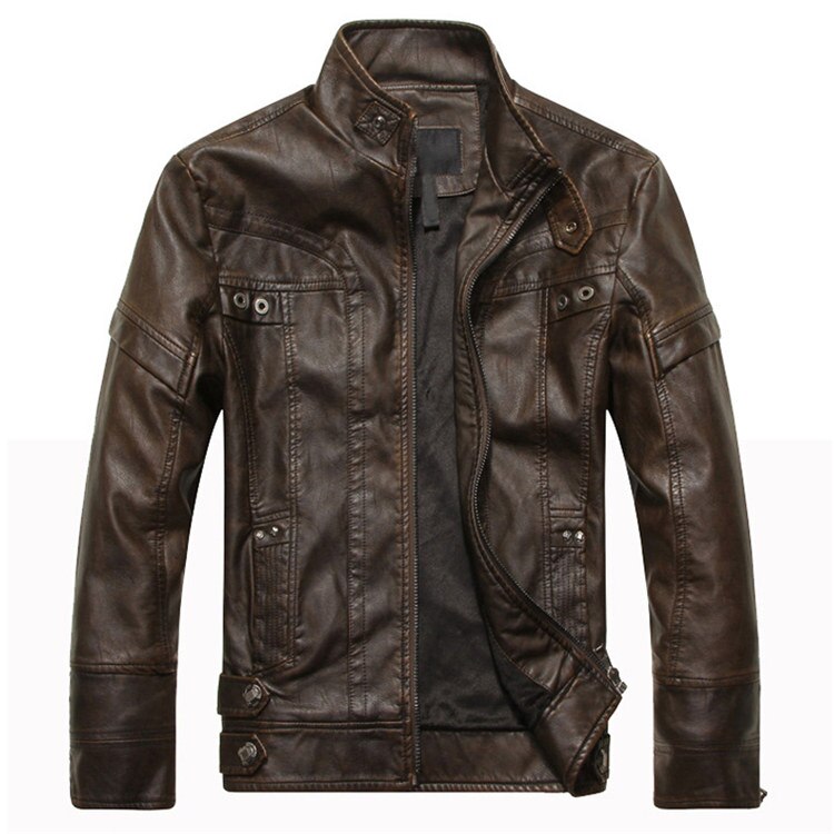 Mountainskin Men's Leather Jacket