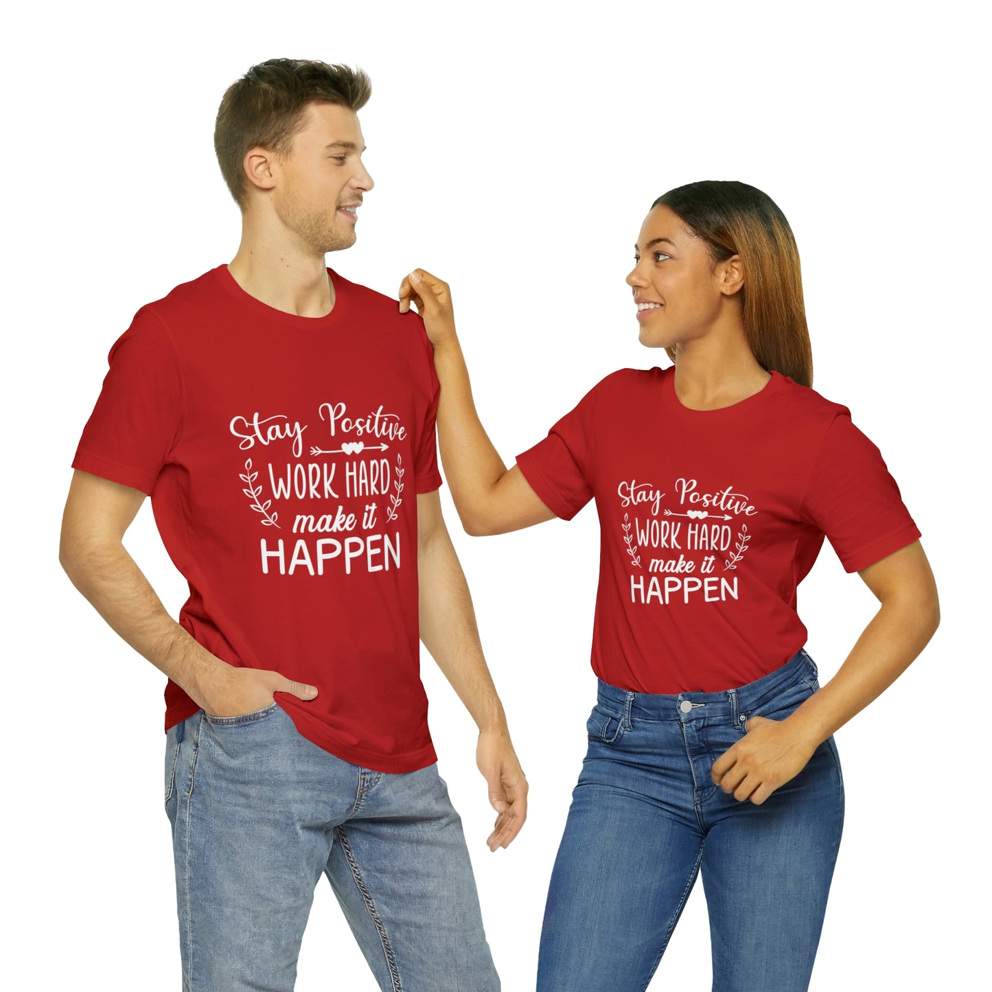 MAKE IT HAPPEN Unisex Jersey Short Sleeve Tee