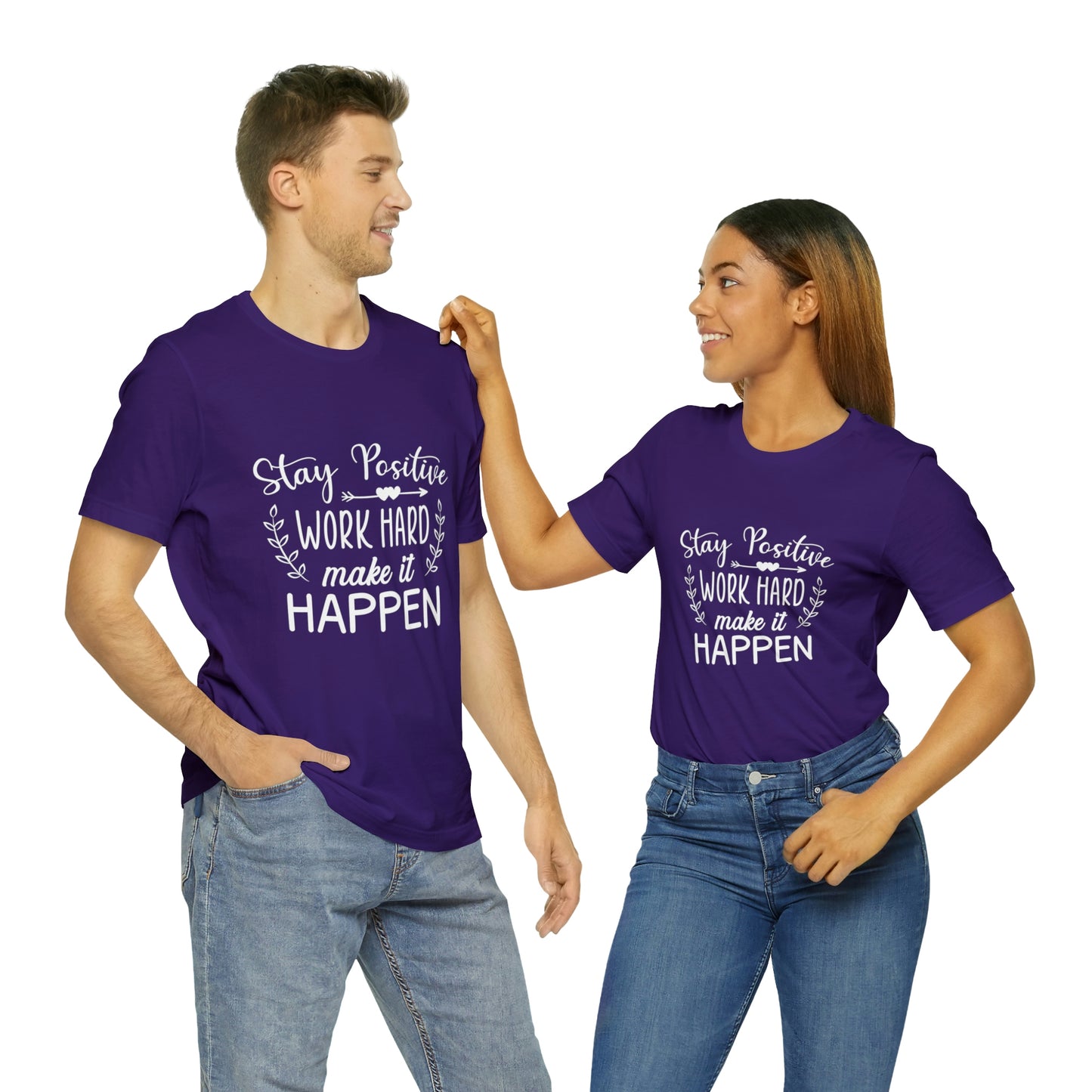 MAKE IT HAPPEN Unisex Jersey Short Sleeve Tee