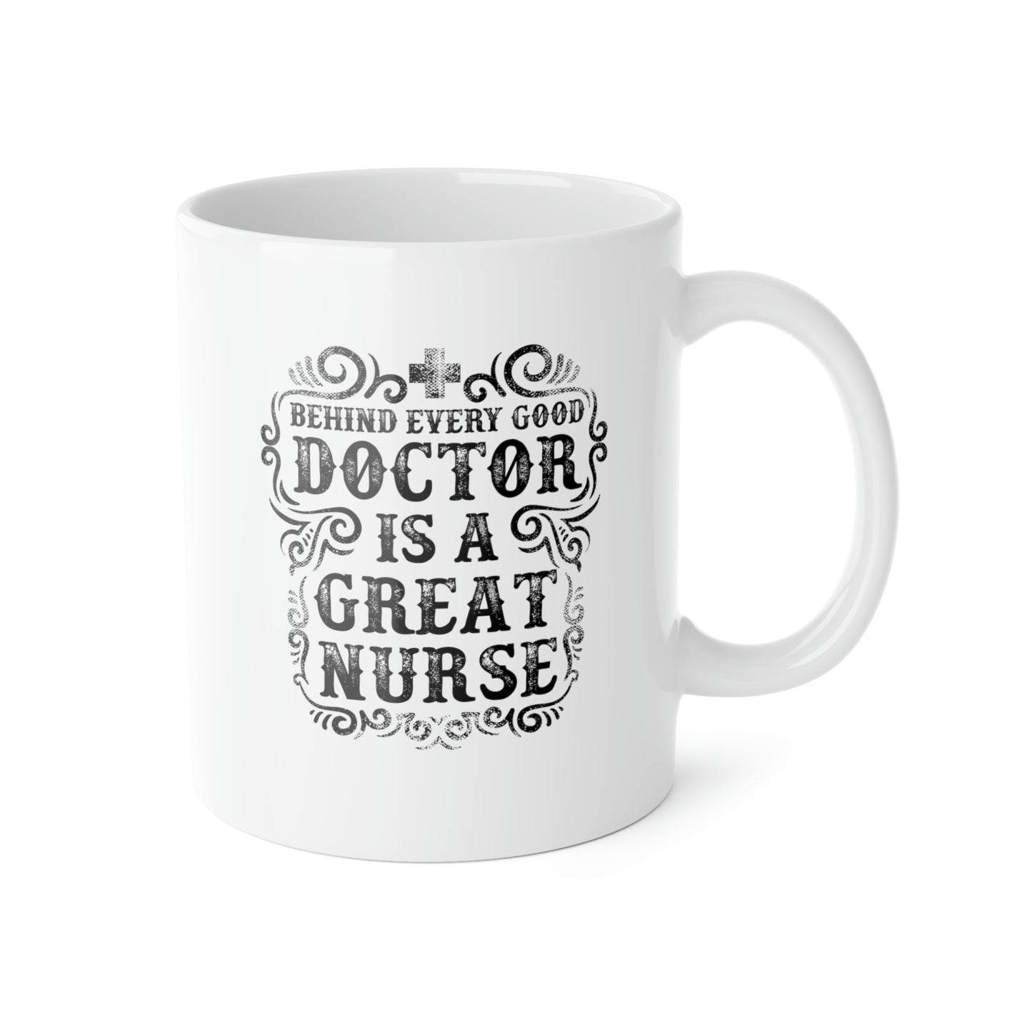 GREAT NURSE White Ceramic Mug, 11oz