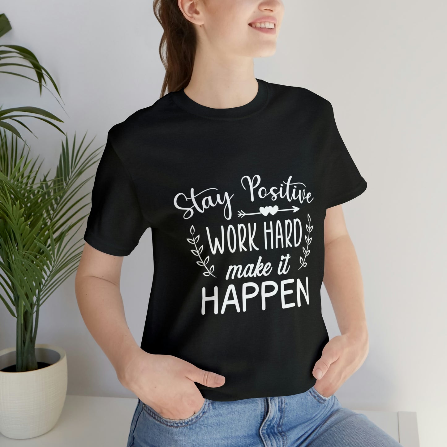 MAKE IT HAPPEN Unisex Jersey Short Sleeve Tee