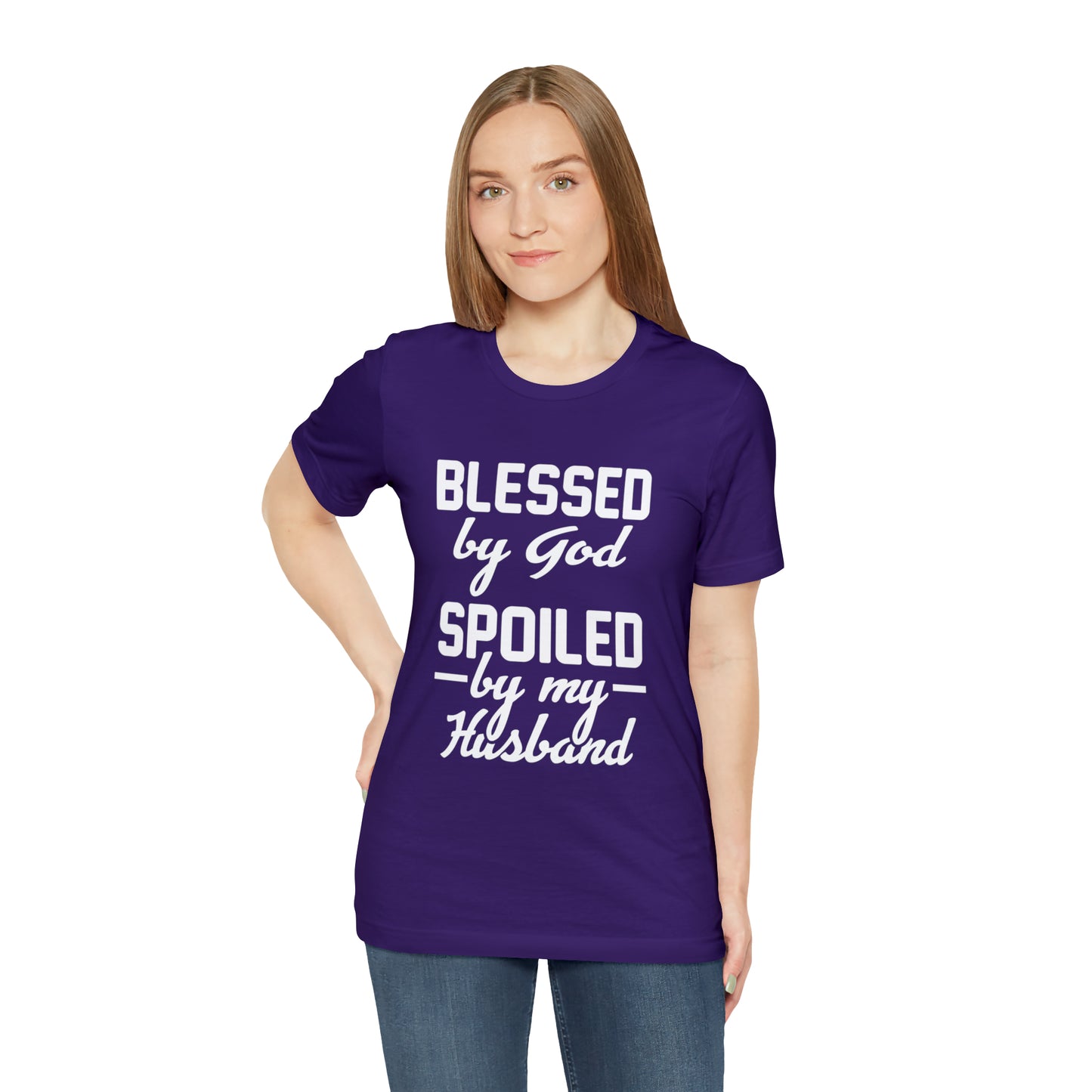 BLESSED & SPOILED Unisex Jersey Short Sleeve Tee