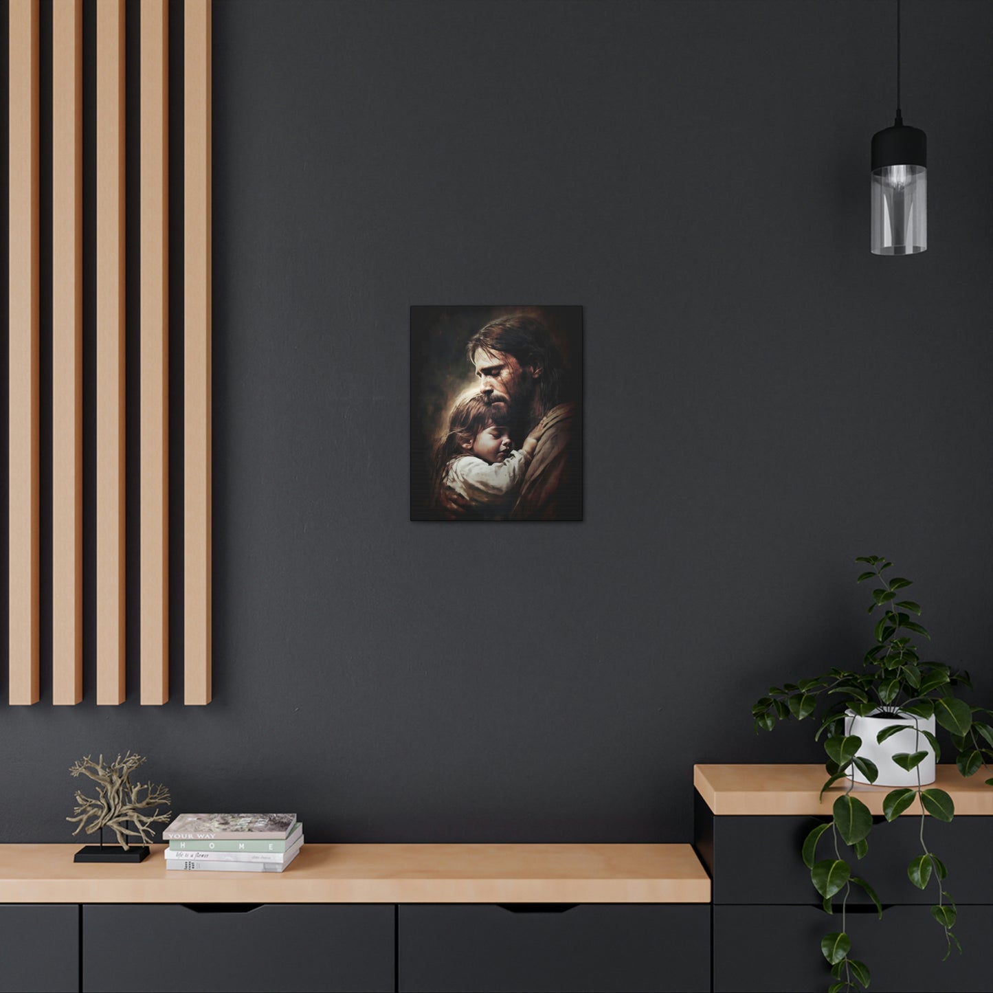 JESUS AND CHILD Canvas Gallery Wraps