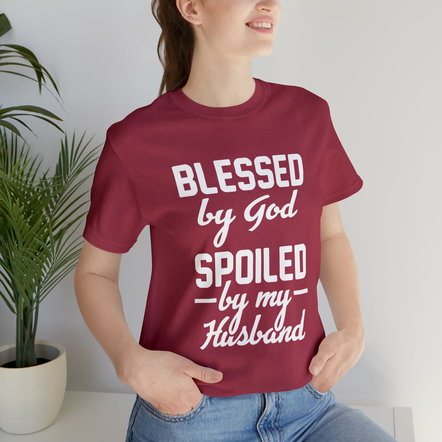 BLESSED & SPOILED Unisex Jersey Short Sleeve Tee