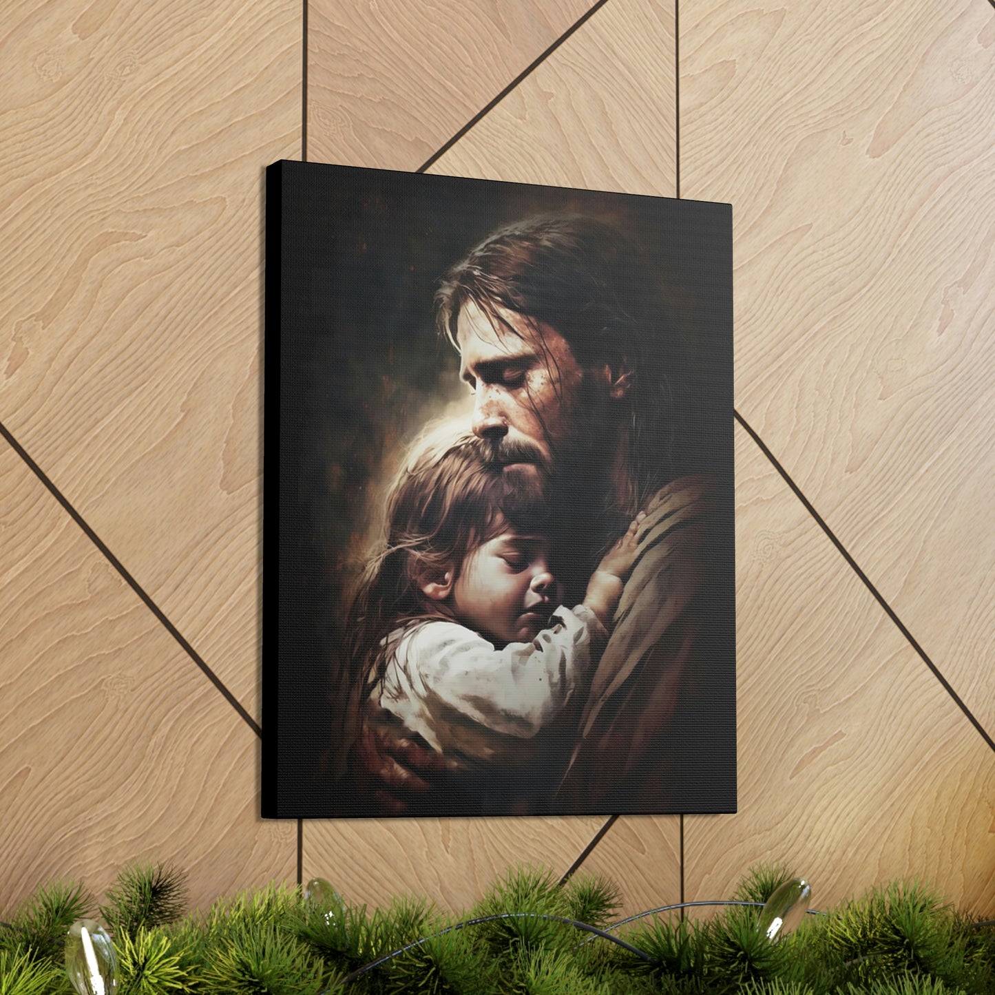 JESUS AND CHILD Canvas Gallery Wraps