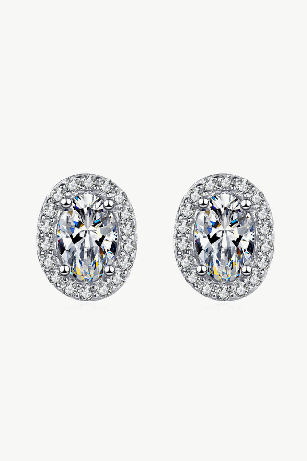 Future Style Moissanite Stud Earrings