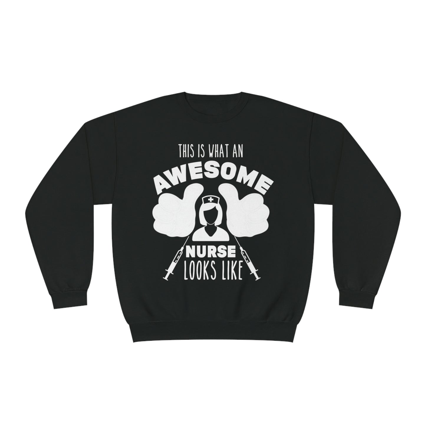 AWESOME NURSE Unisex NuBlend® Crewneck Sweatshirt